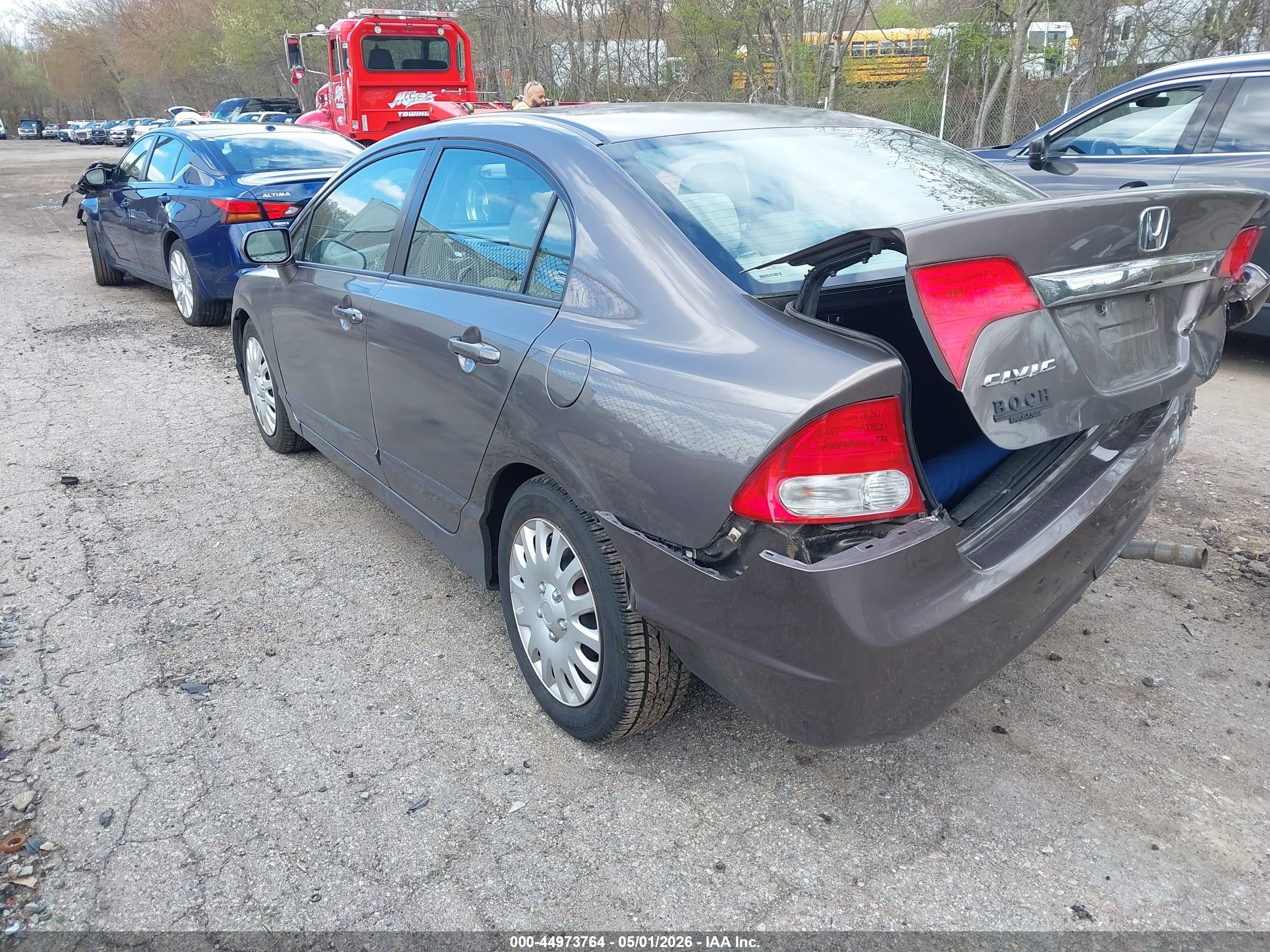 2010 Honda Civic Lx Brown vin: 2HGFA1F5XAH529079
