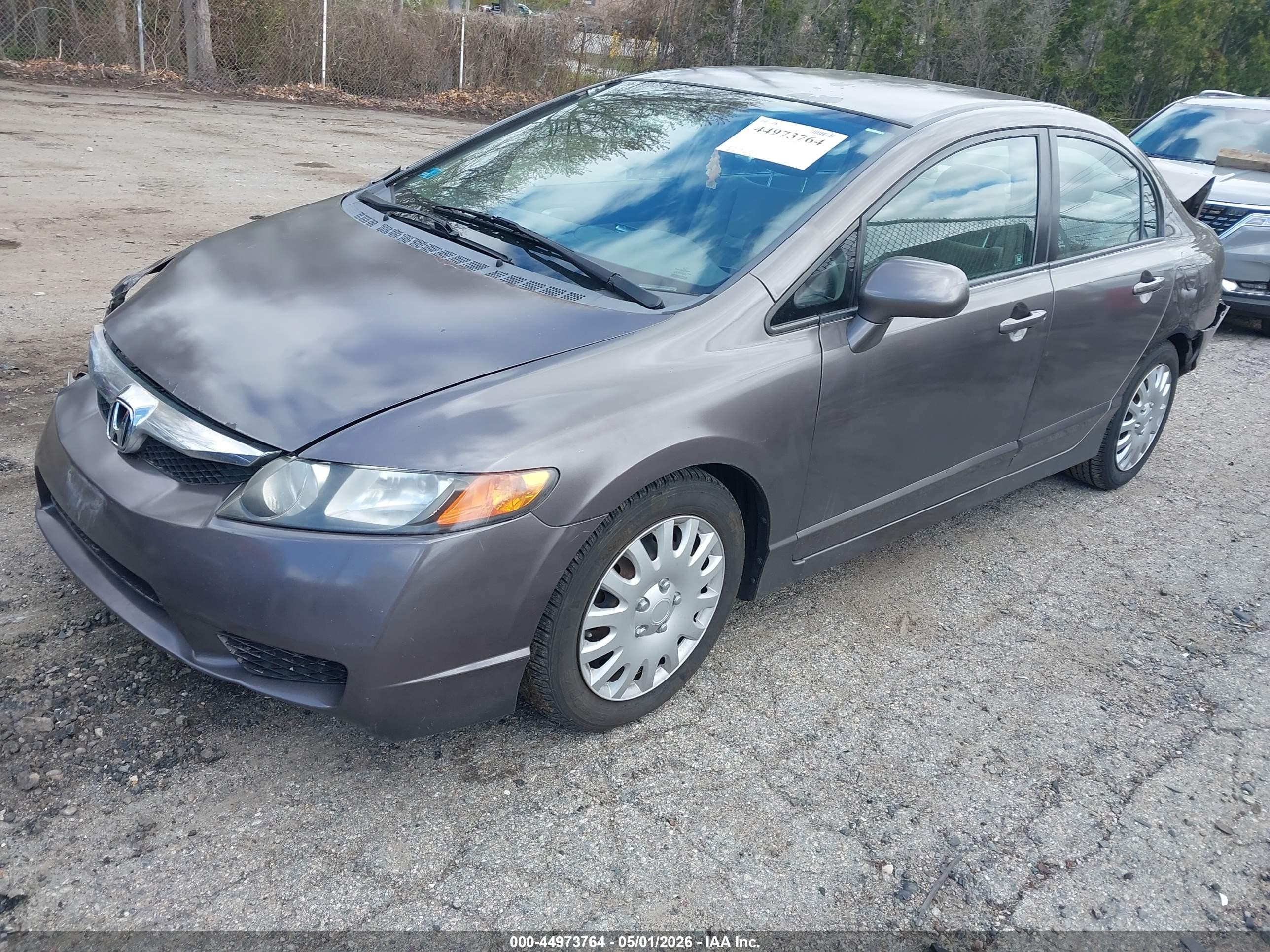 2010 Honda Civic Lx Brown vin: 2HGFA1F5XAH529079
