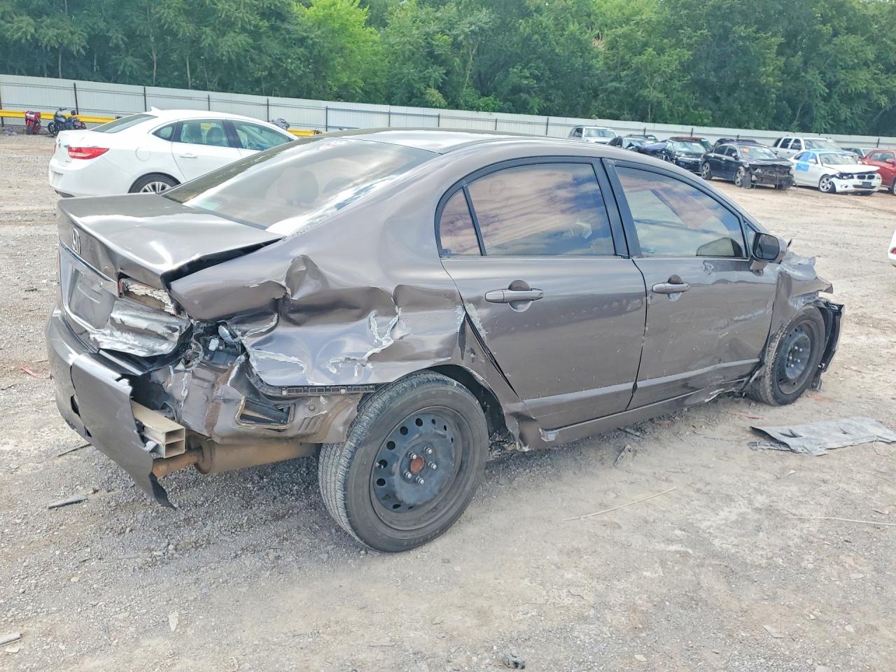 2010 Honda Civic Lx Tan vin: 2HGFA1F5XAH539854