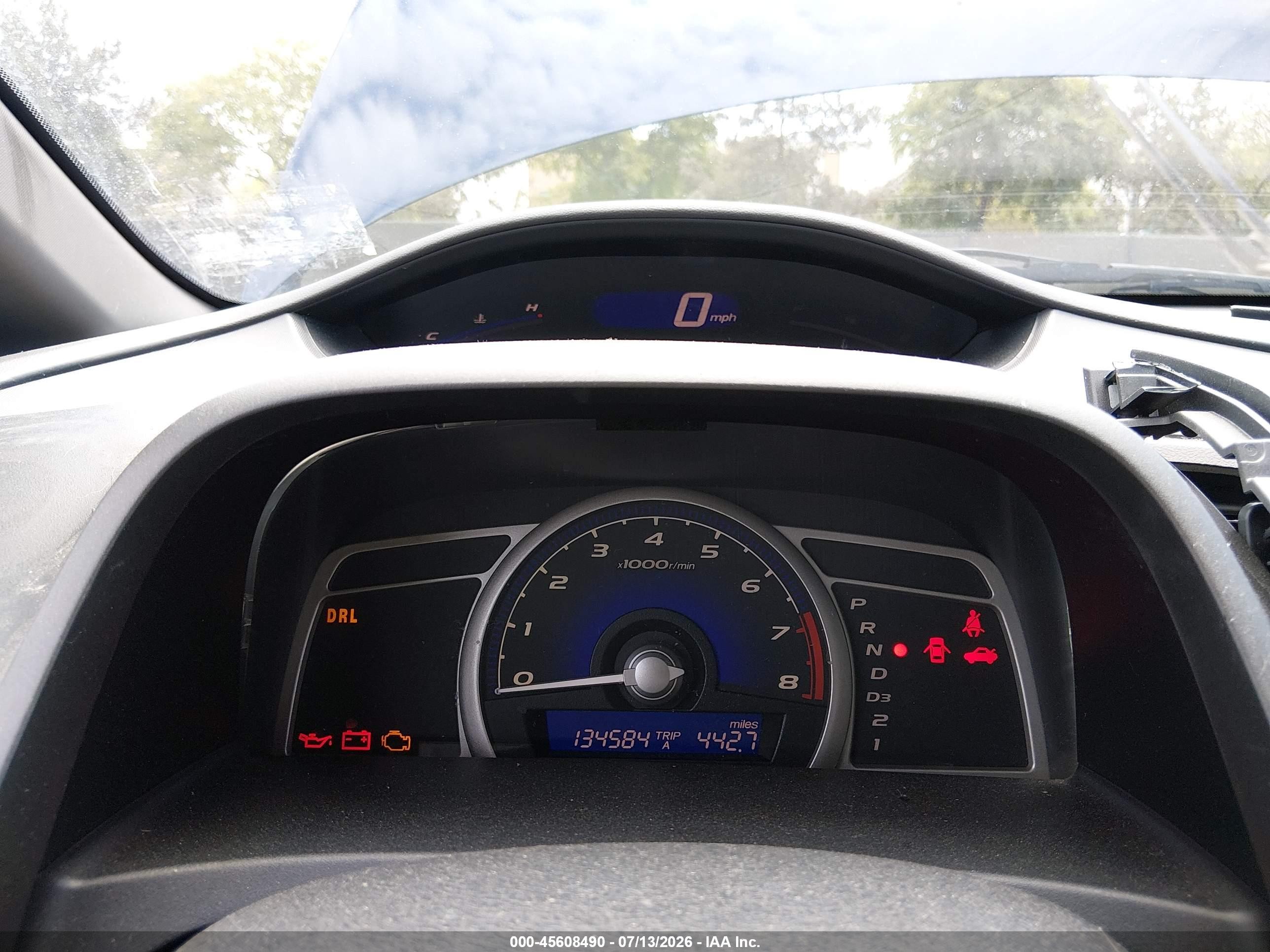 2010 Honda Civic Lx Blue vin: 2HGFA1F5XAH561241