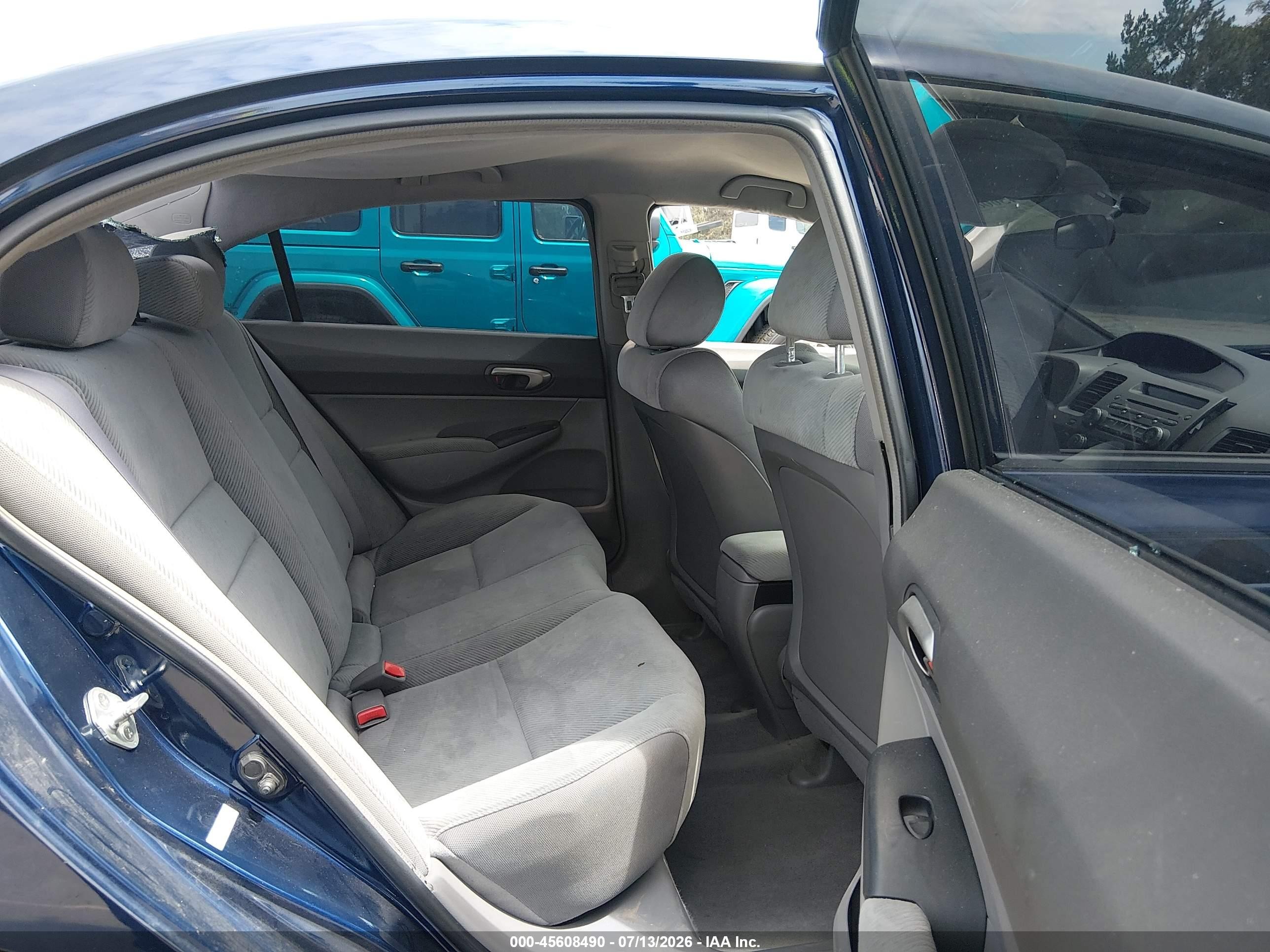 2010 Honda Civic Lx Blue vin: 2HGFA1F5XAH561241