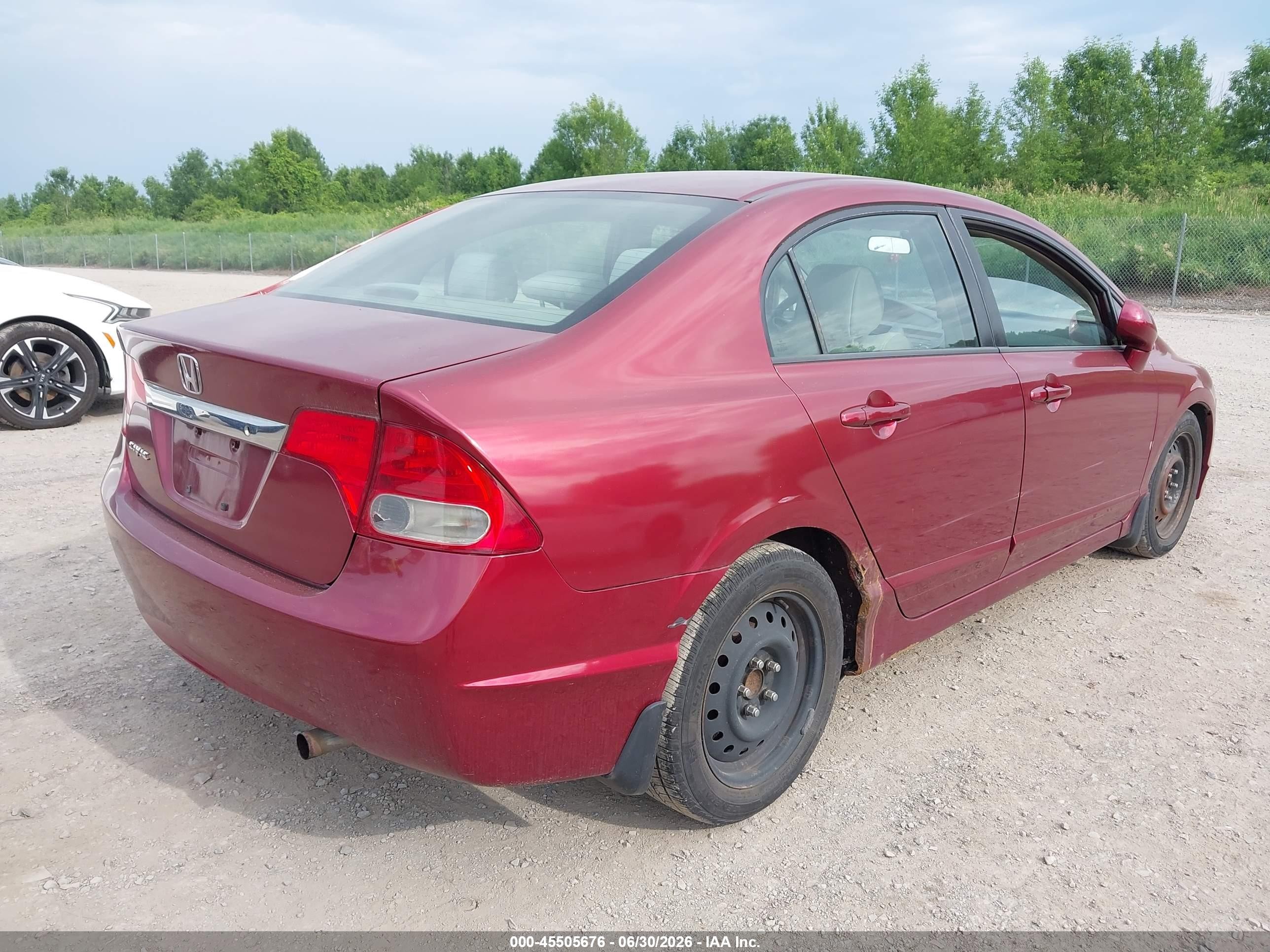 2010 Honda Civic Lx Maroon vin: 2HGFA1F5XAH573485