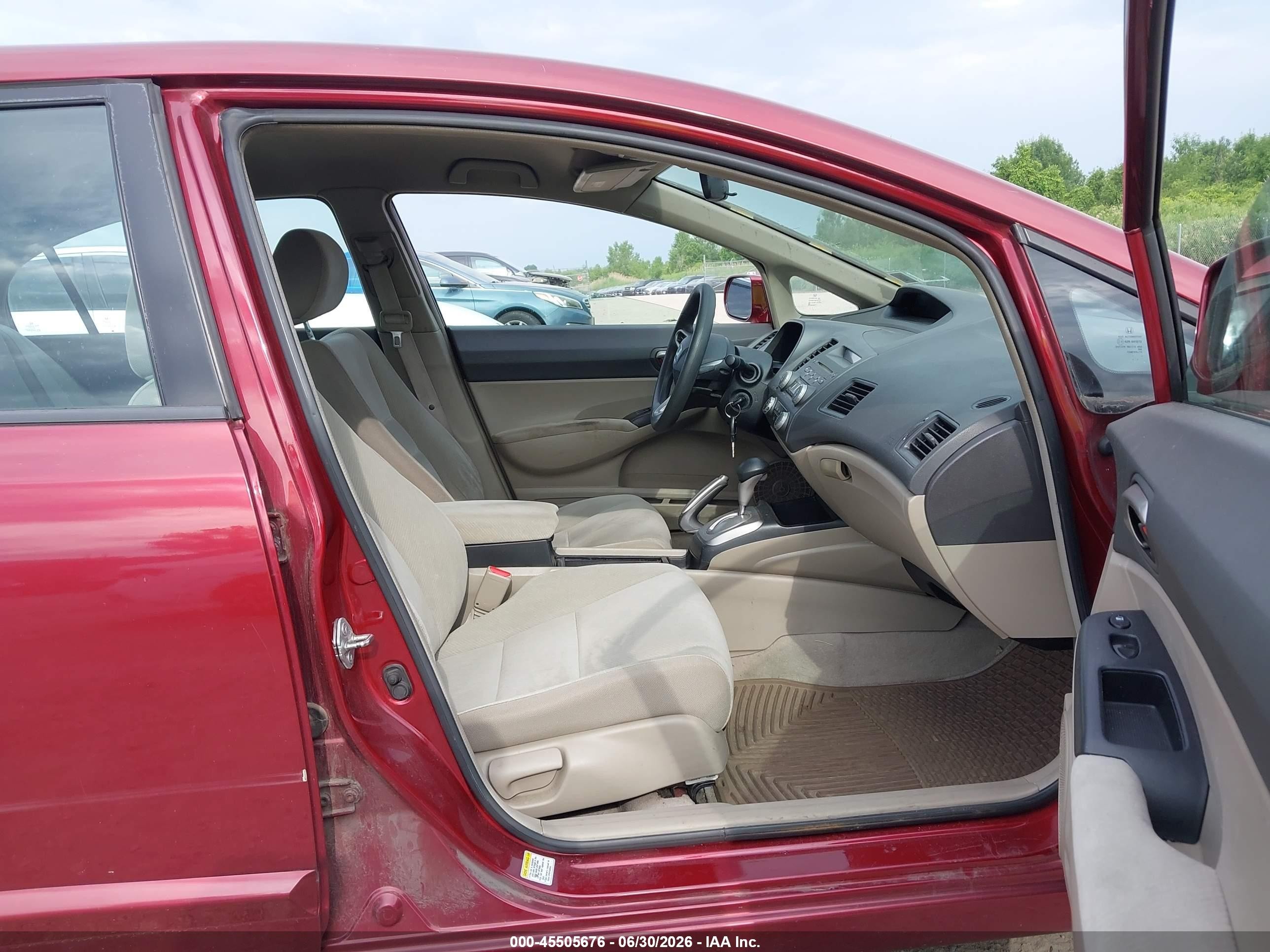 2010 Honda Civic Lx Maroon vin: 2HGFA1F5XAH573485