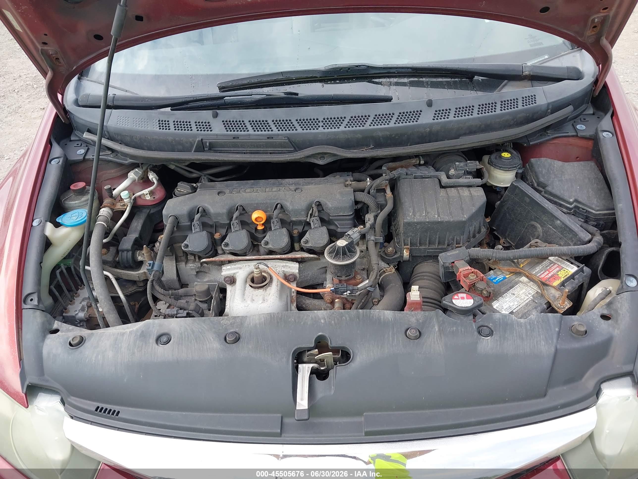 2010 Honda Civic Lx Maroon vin: 2HGFA1F5XAH573485