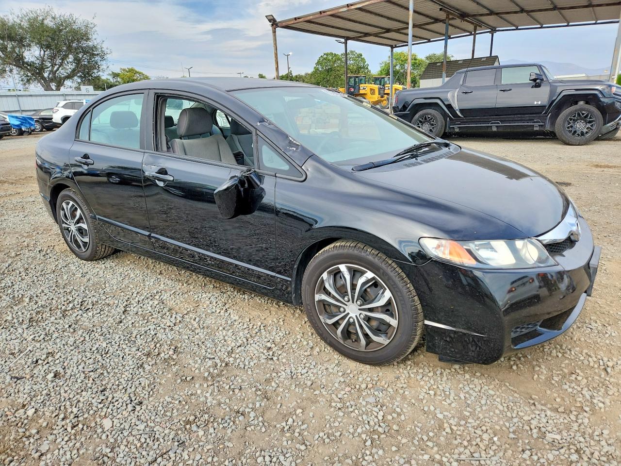 2010 Honda Civic Lx Black vin: 2HGFA1F5XAH574751