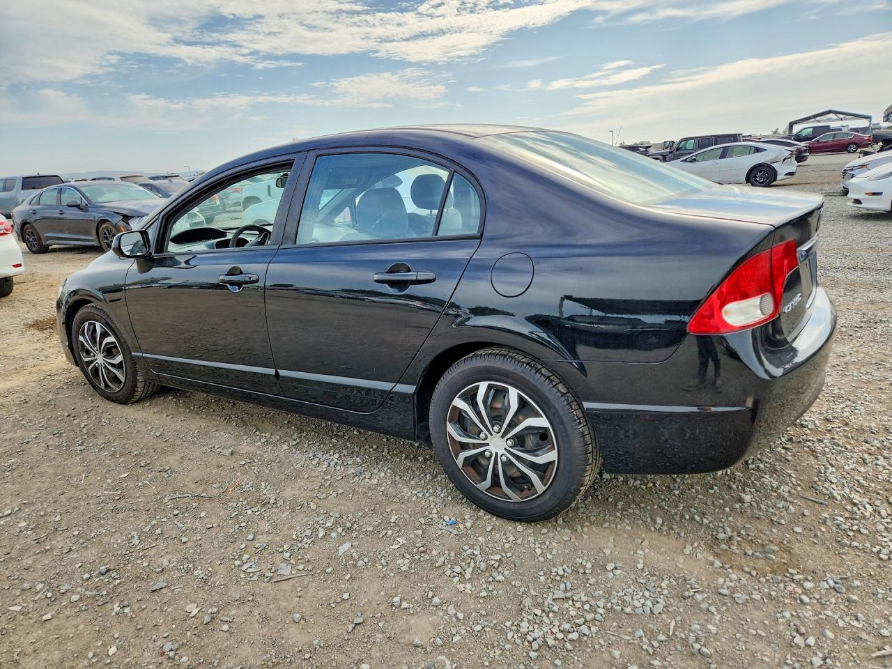 2010 Honda Civic Lx Black vin: 2HGFA1F5XAH574751