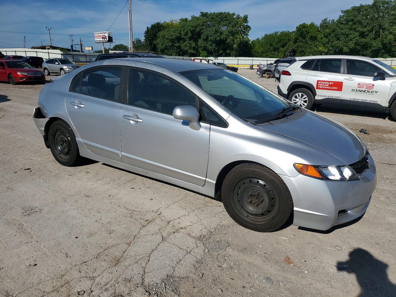 2011 Honda Civic Lx Silver vin: 2HGFA1F5XBH301536