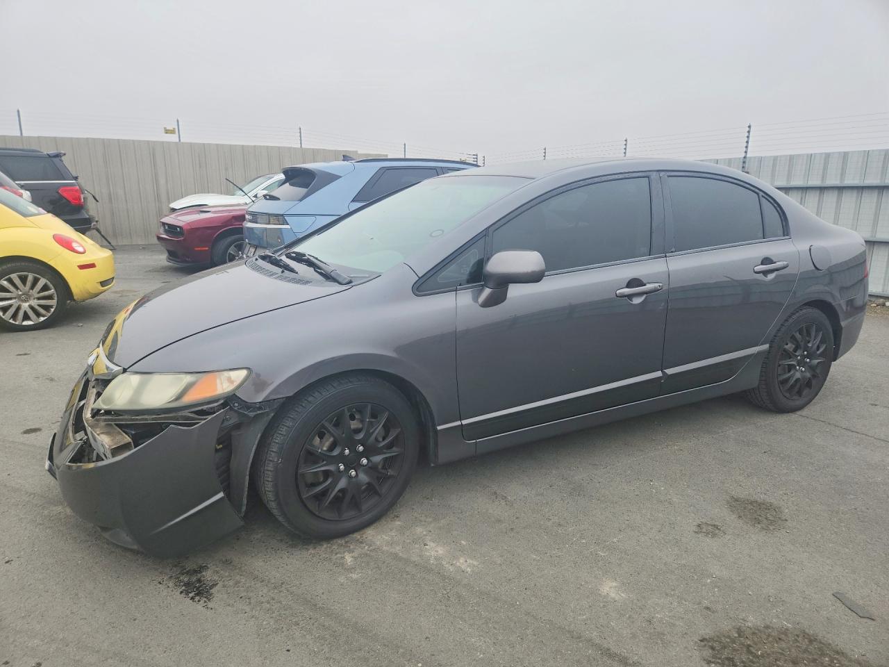 2011 Honda Civic Lx Charcoal vin: 2HGFA1F5XBH304758