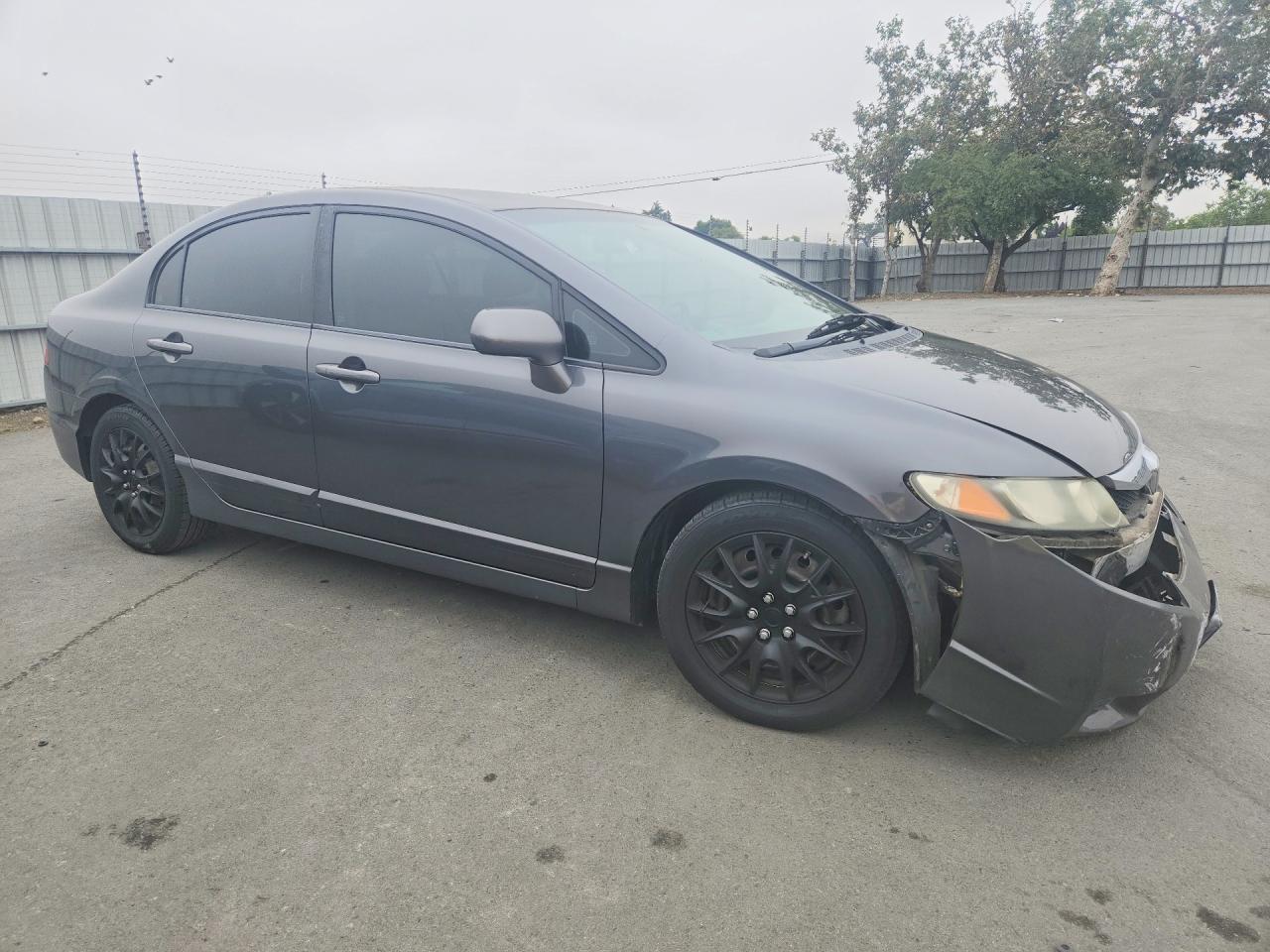2011 Honda Civic Lx Charcoal vin: 2HGFA1F5XBH304758