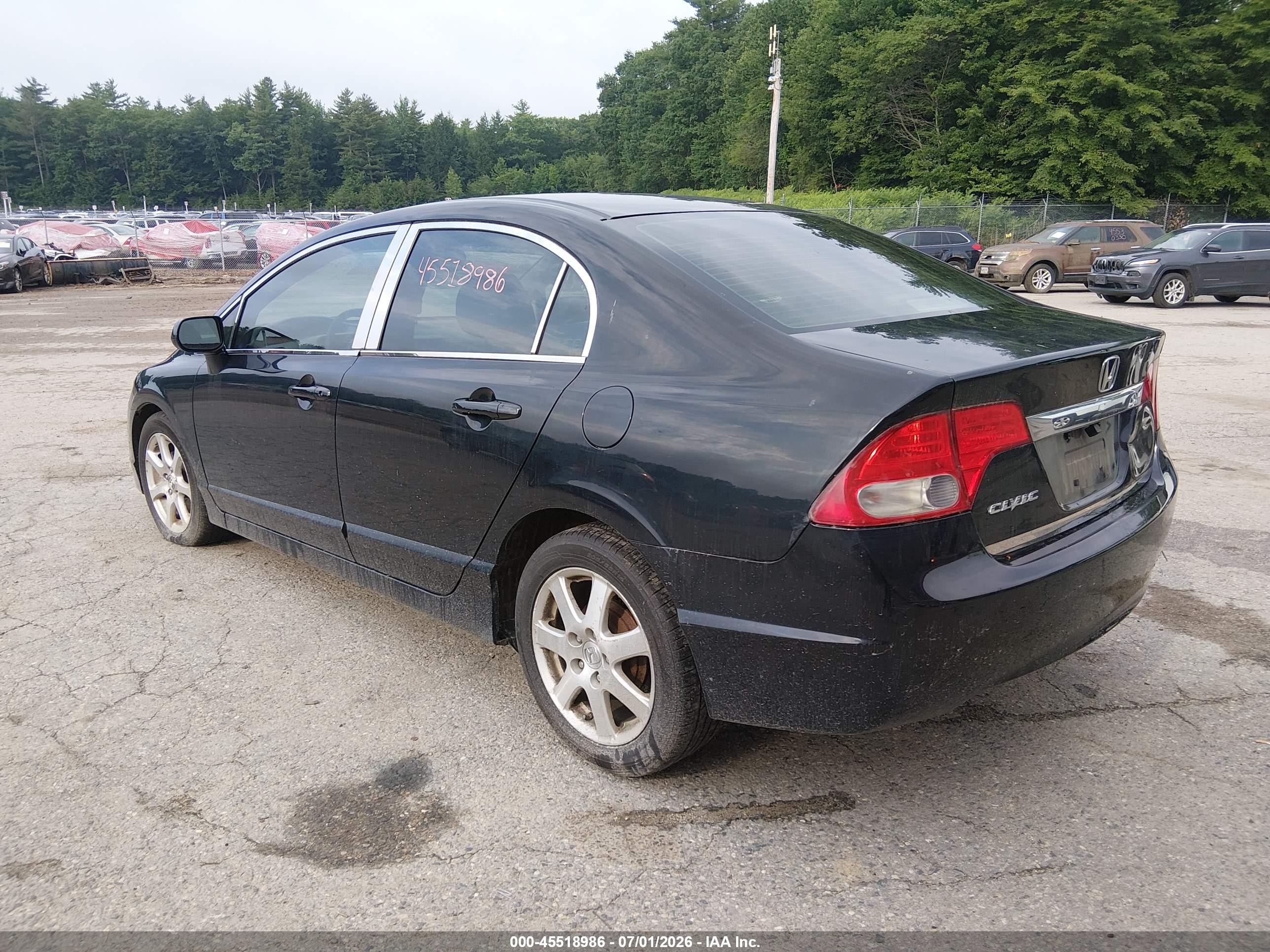 2011 Honda Civic Lx Black vin: 2HGFA1F5XBH305800