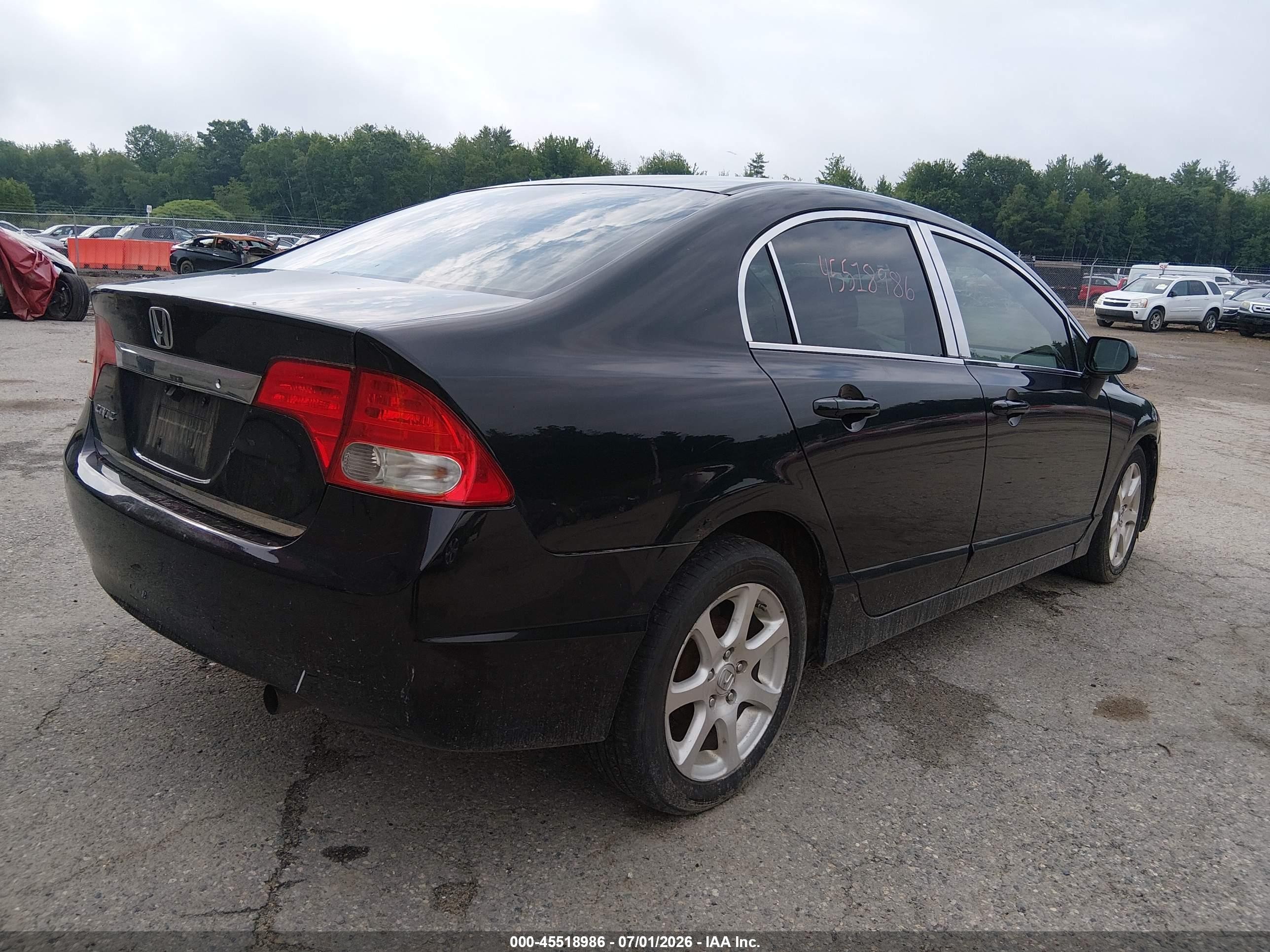 2011 Honda Civic Lx Black vin: 2HGFA1F5XBH305800