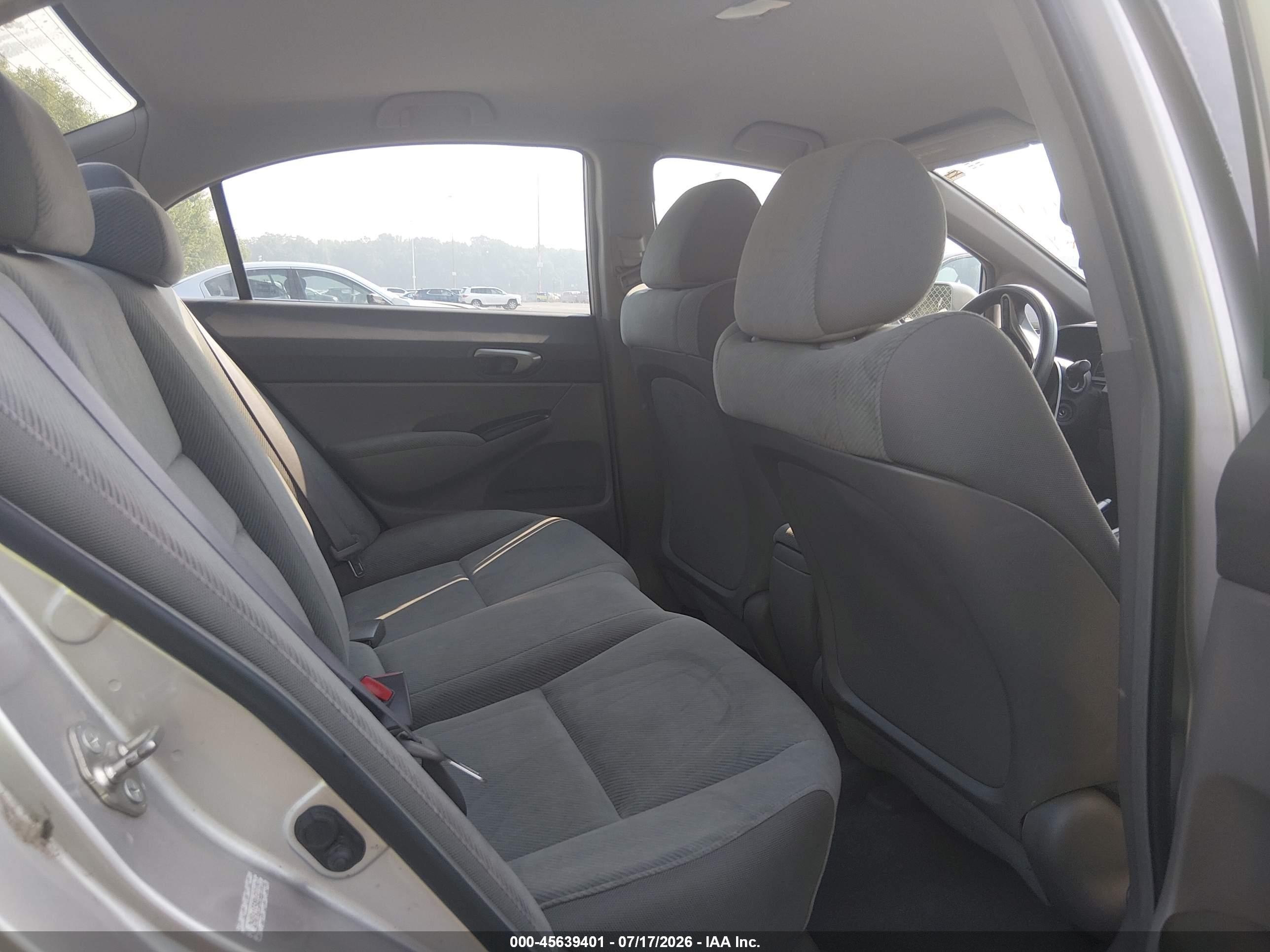 2011 Honda Civic Lx Gray vin: 2HGFA1F5XBH307109