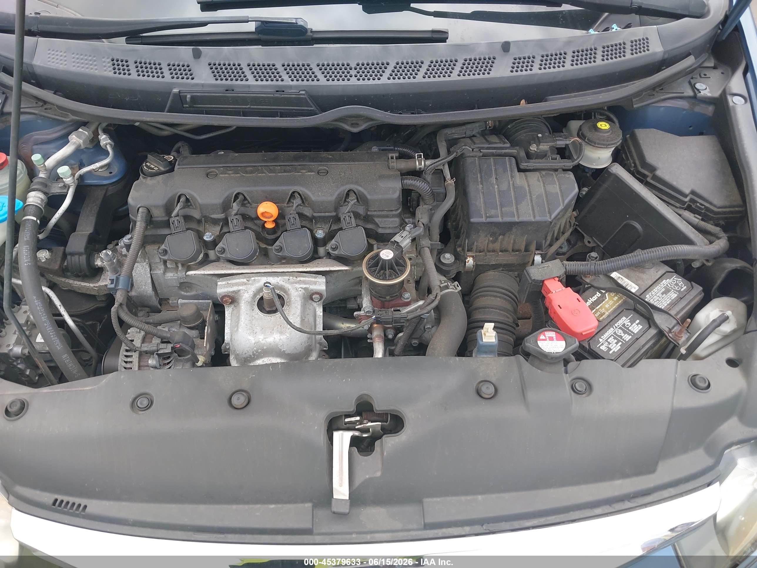 2011 Honda Civic Lx Blue vin: 2HGFA1F5XBH508766