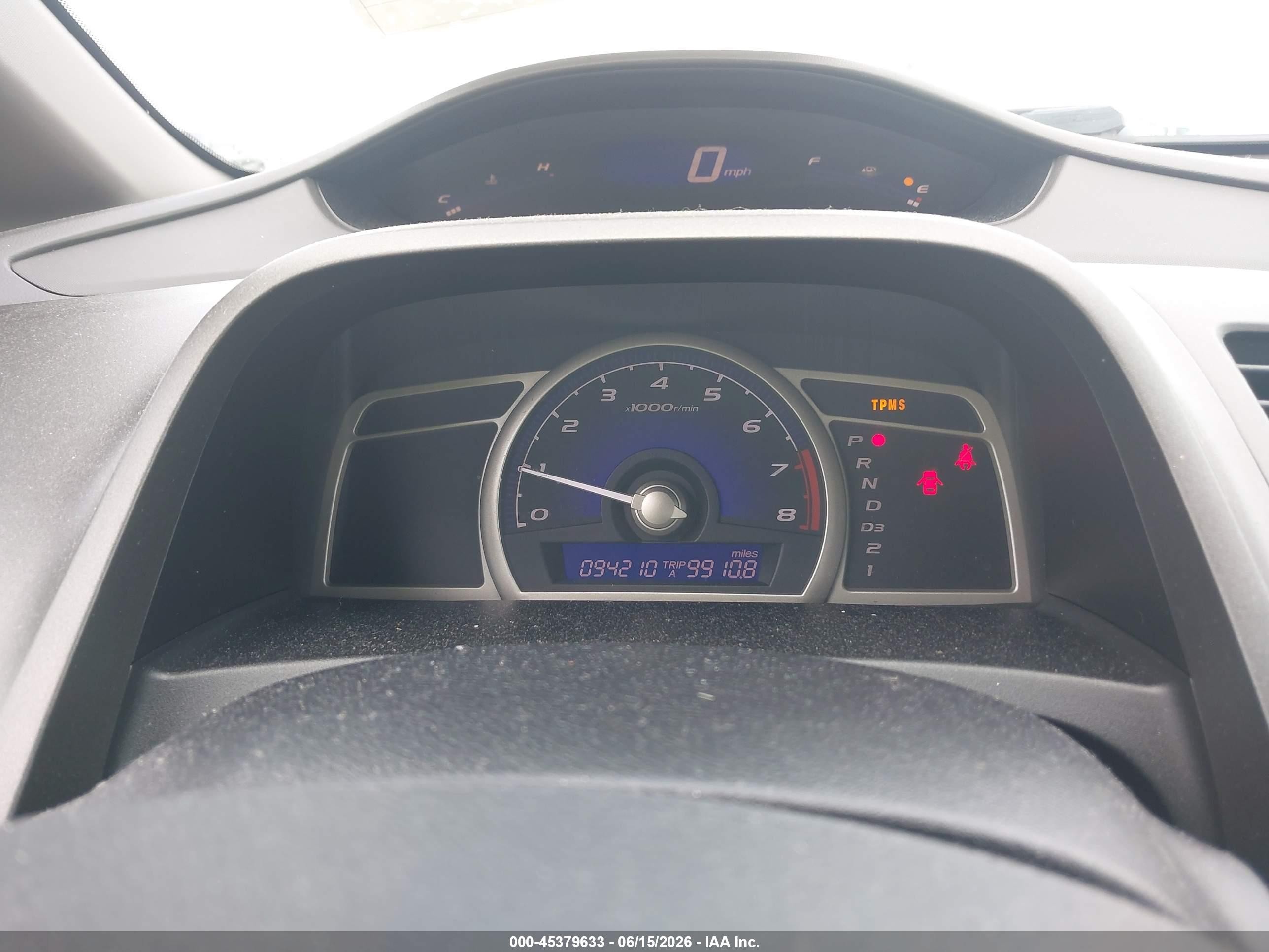 2011 Honda Civic Lx Blue vin: 2HGFA1F5XBH508766