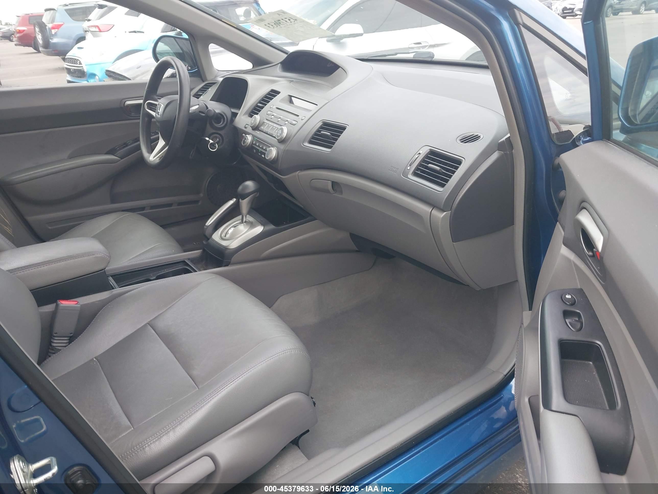 2011 Honda Civic Lx Blue vin: 2HGFA1F5XBH508766