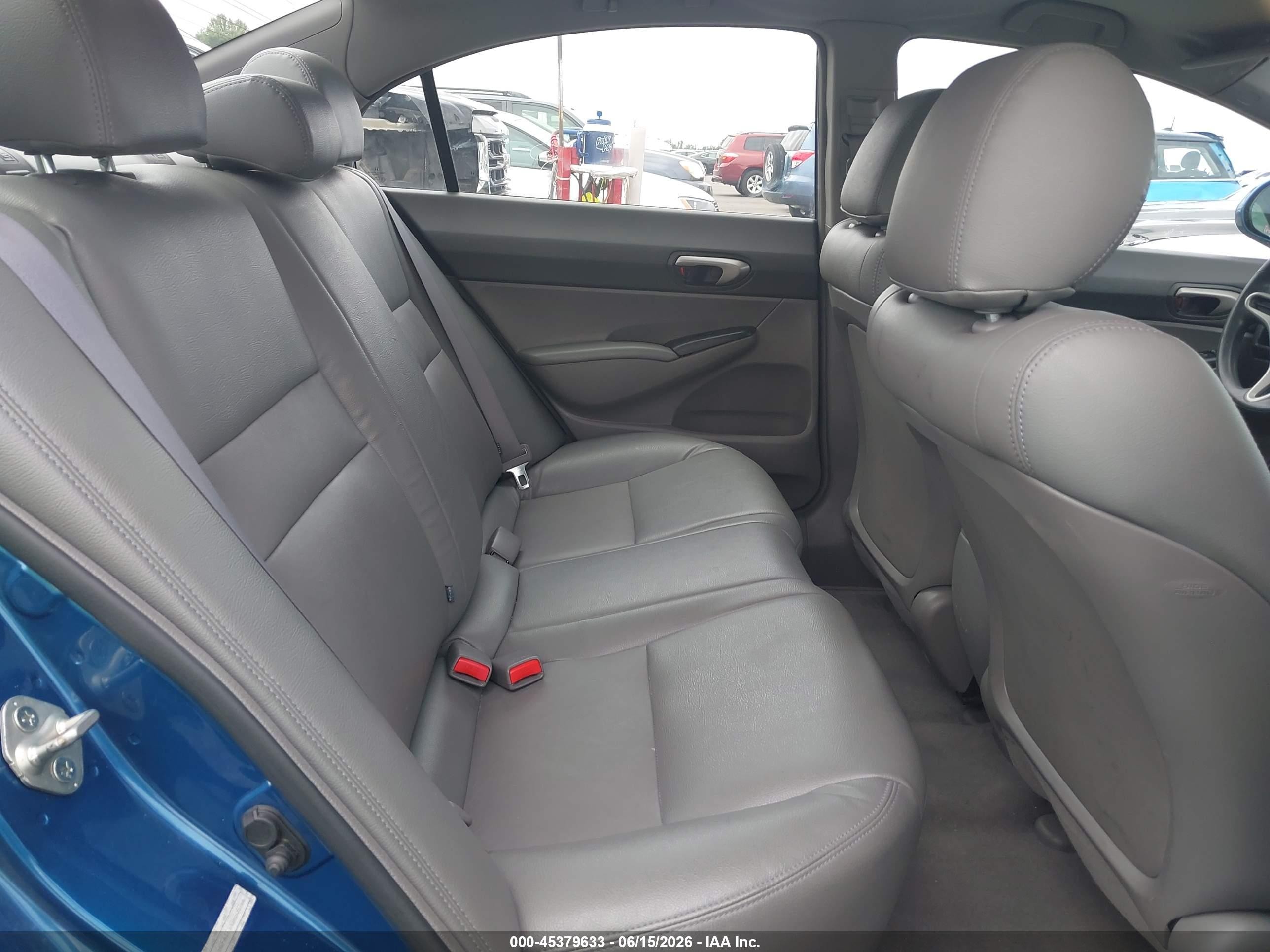 2011 Honda Civic Lx Blue vin: 2HGFA1F5XBH508766