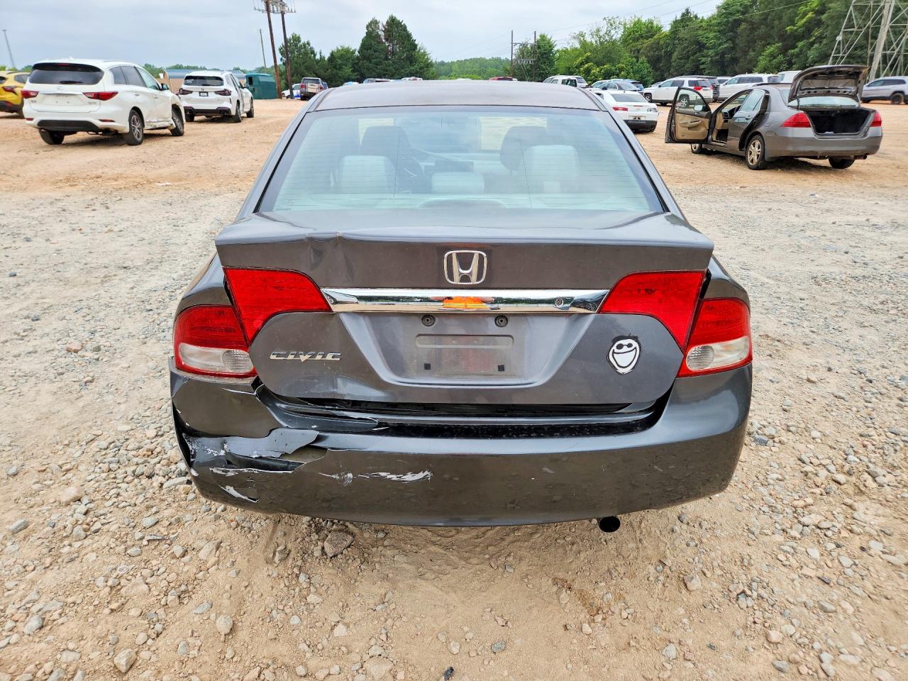 2011 Honda Civic Lx Серый vin: 2HGFA1F5XBH511814