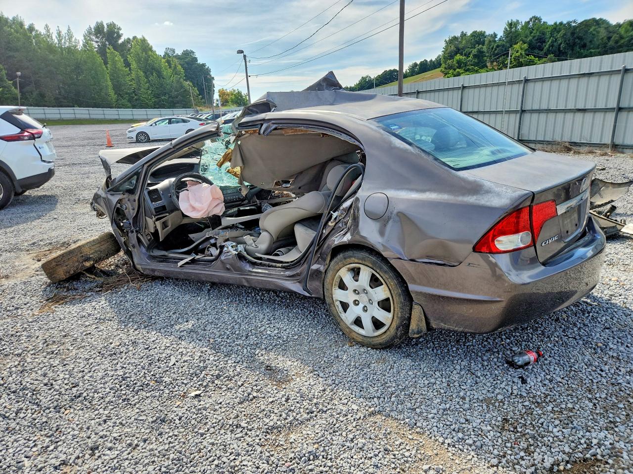 2011 Honda Civic Lx Brown vin: 2HGFA1F5XBH517015
