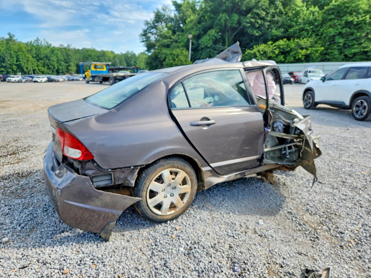 2011 Honda Civic Lx Brown vin: 2HGFA1F5XBH517015