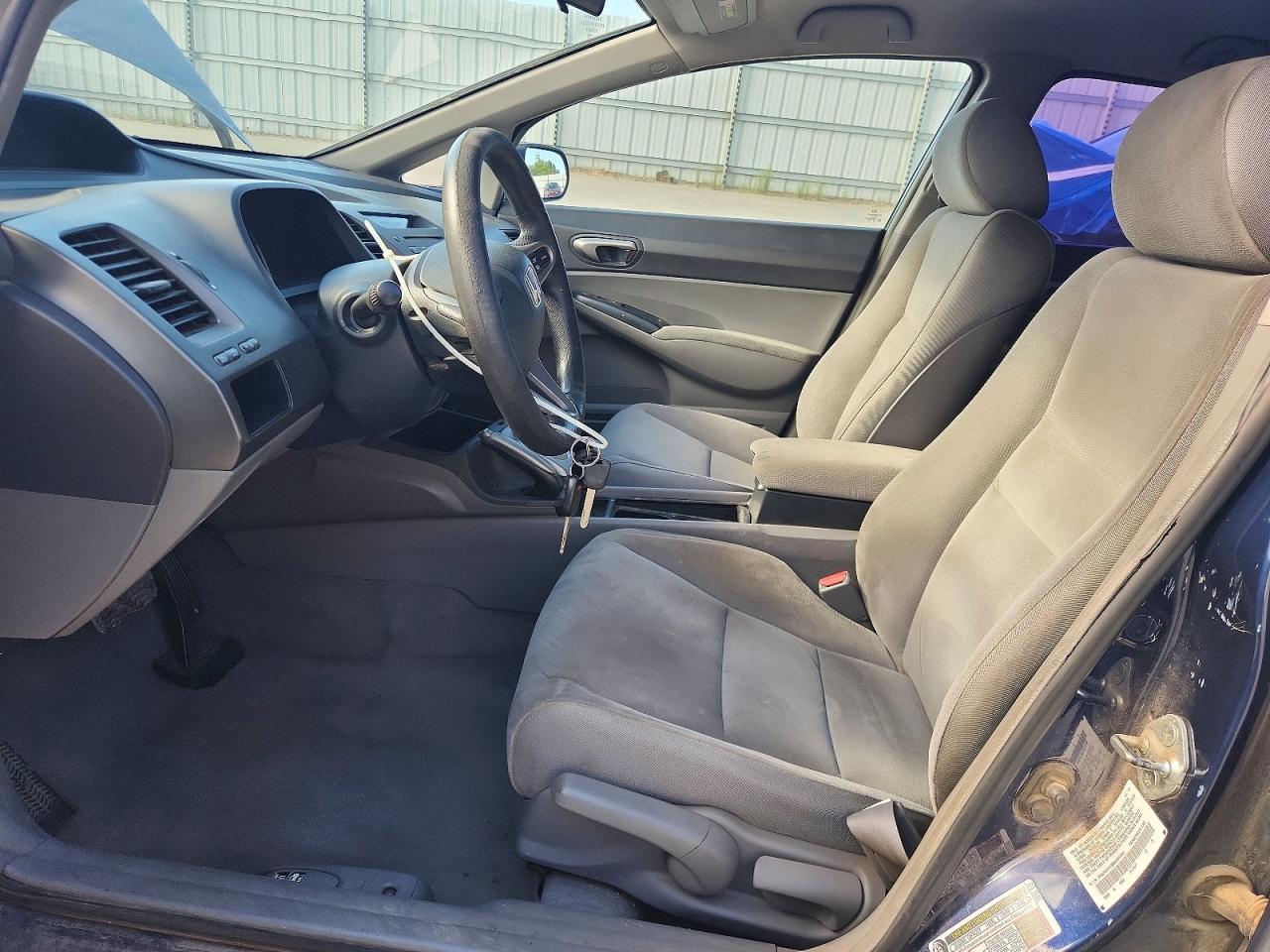 2011 Honda Civic Lx Blue vin: 2HGFA1F5XBH519444