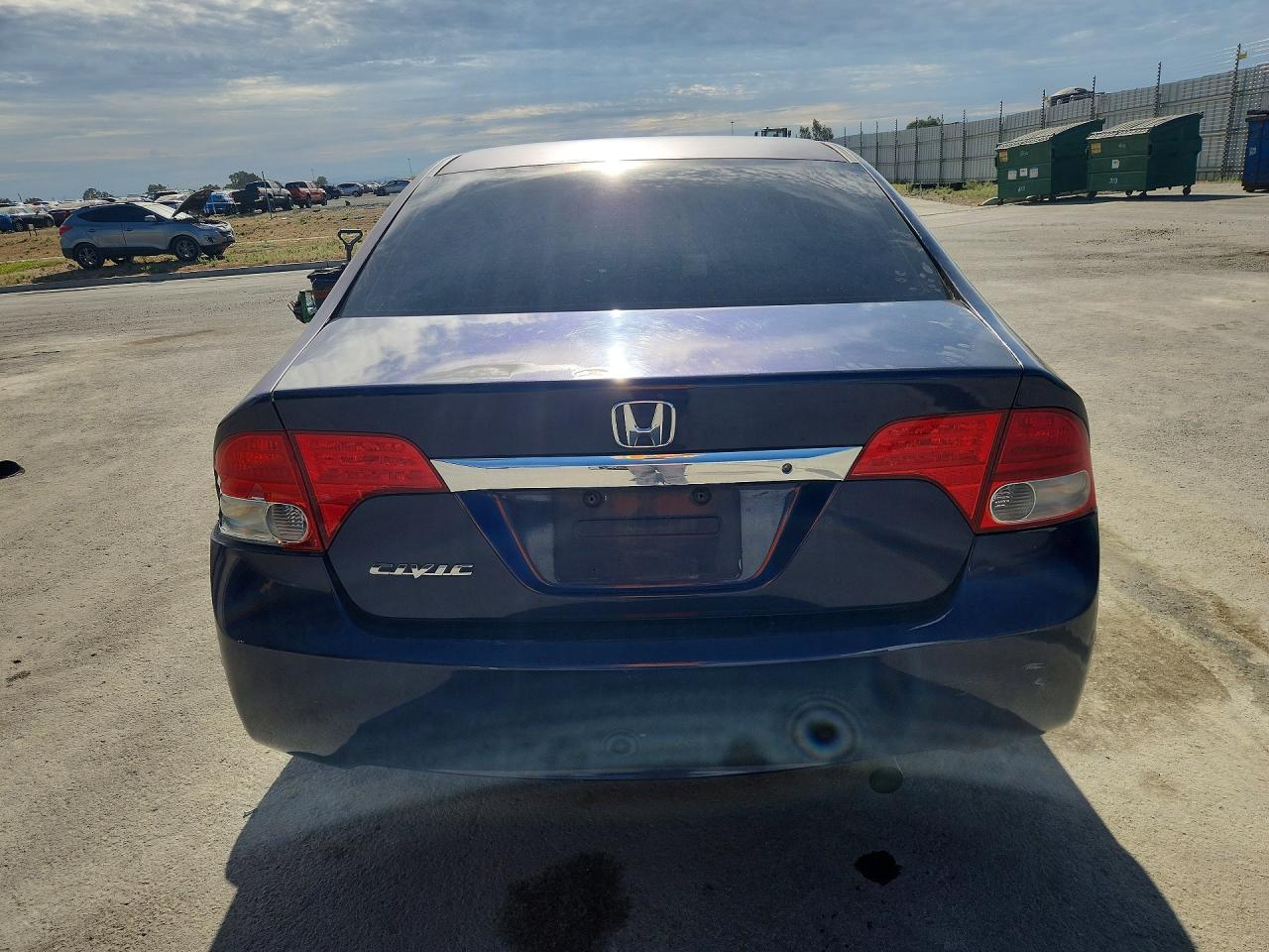 2011 Honda Civic Lx Blue vin: 2HGFA1F5XBH519444