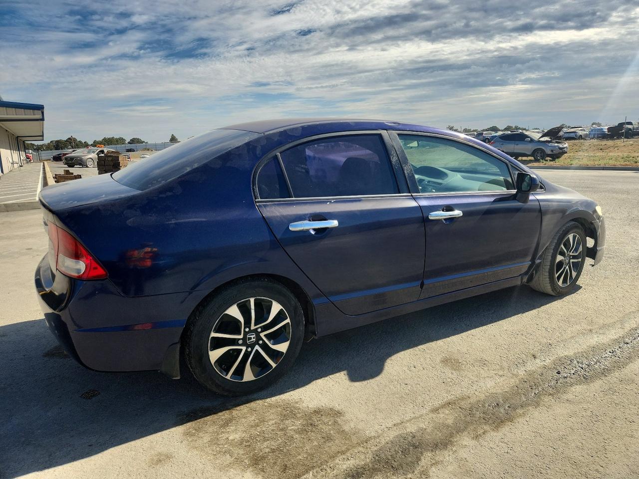 2011 Honda Civic Lx Blue vin: 2HGFA1F5XBH519444