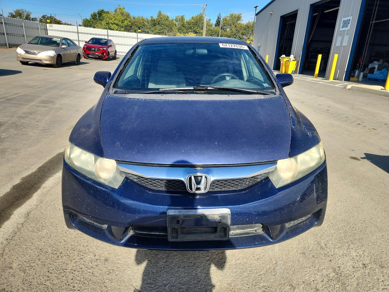 2011 Honda Civic Lx Blue vin: 2HGFA1F5XBH519444