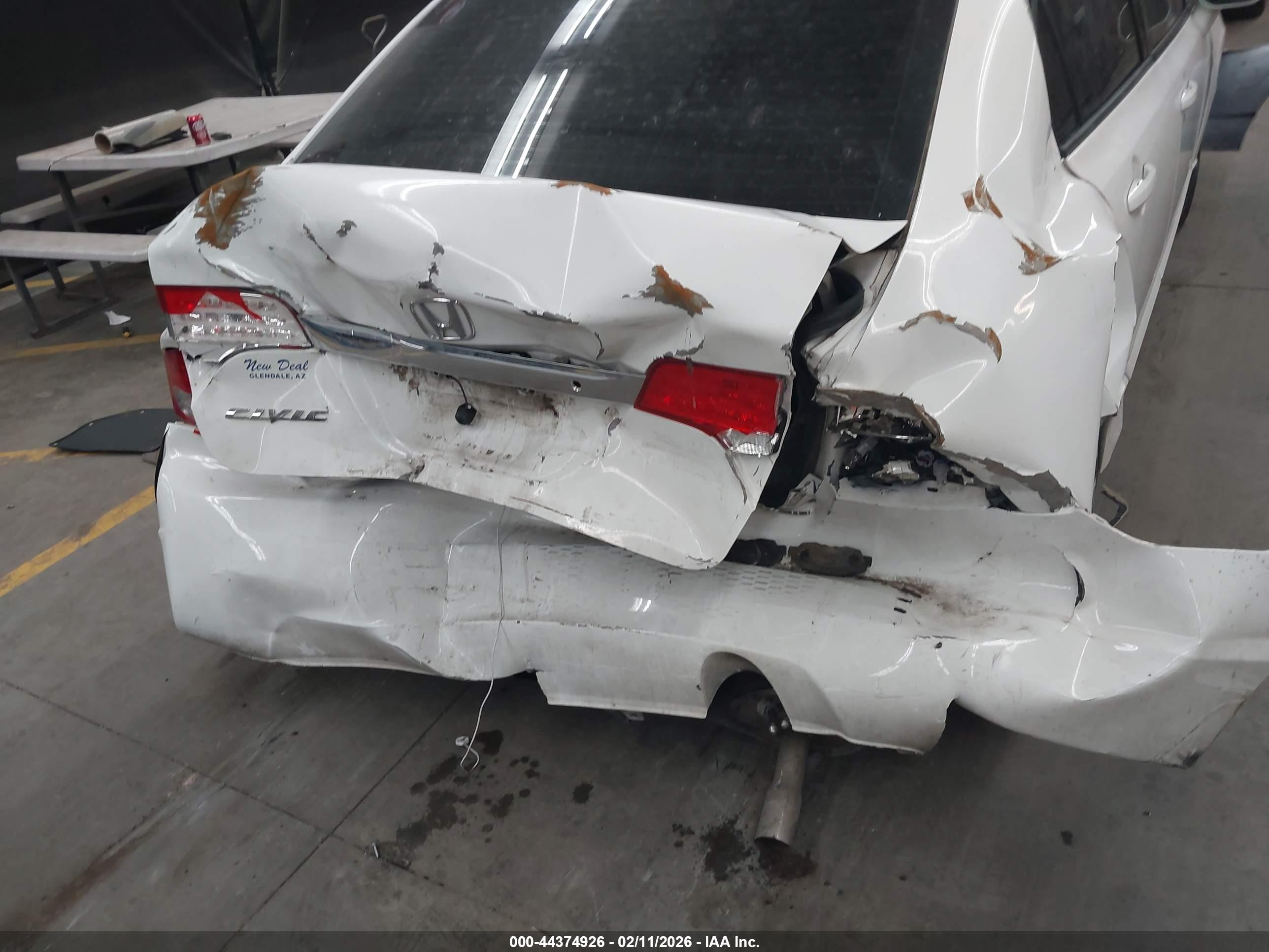 2011 Honda Civic Lx White vin: 2HGFA1F5XBH523820