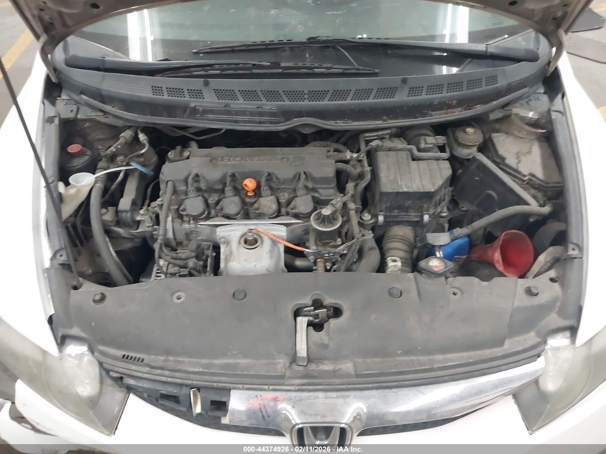 2011 Honda Civic Lx White vin: 2HGFA1F5XBH523820