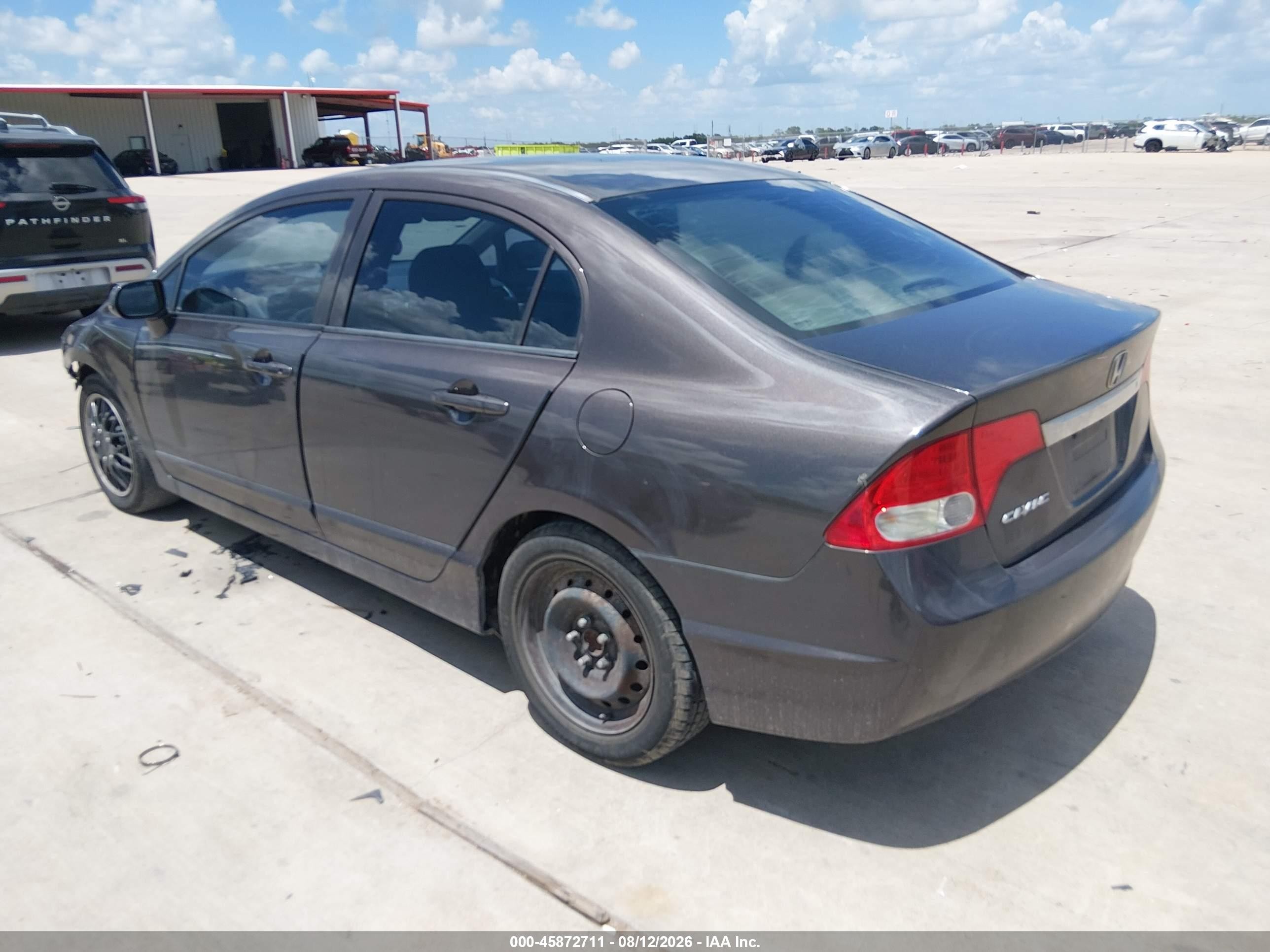 2011 Honda Civic Lx Gray vin: 2HGFA1F5XBH524143