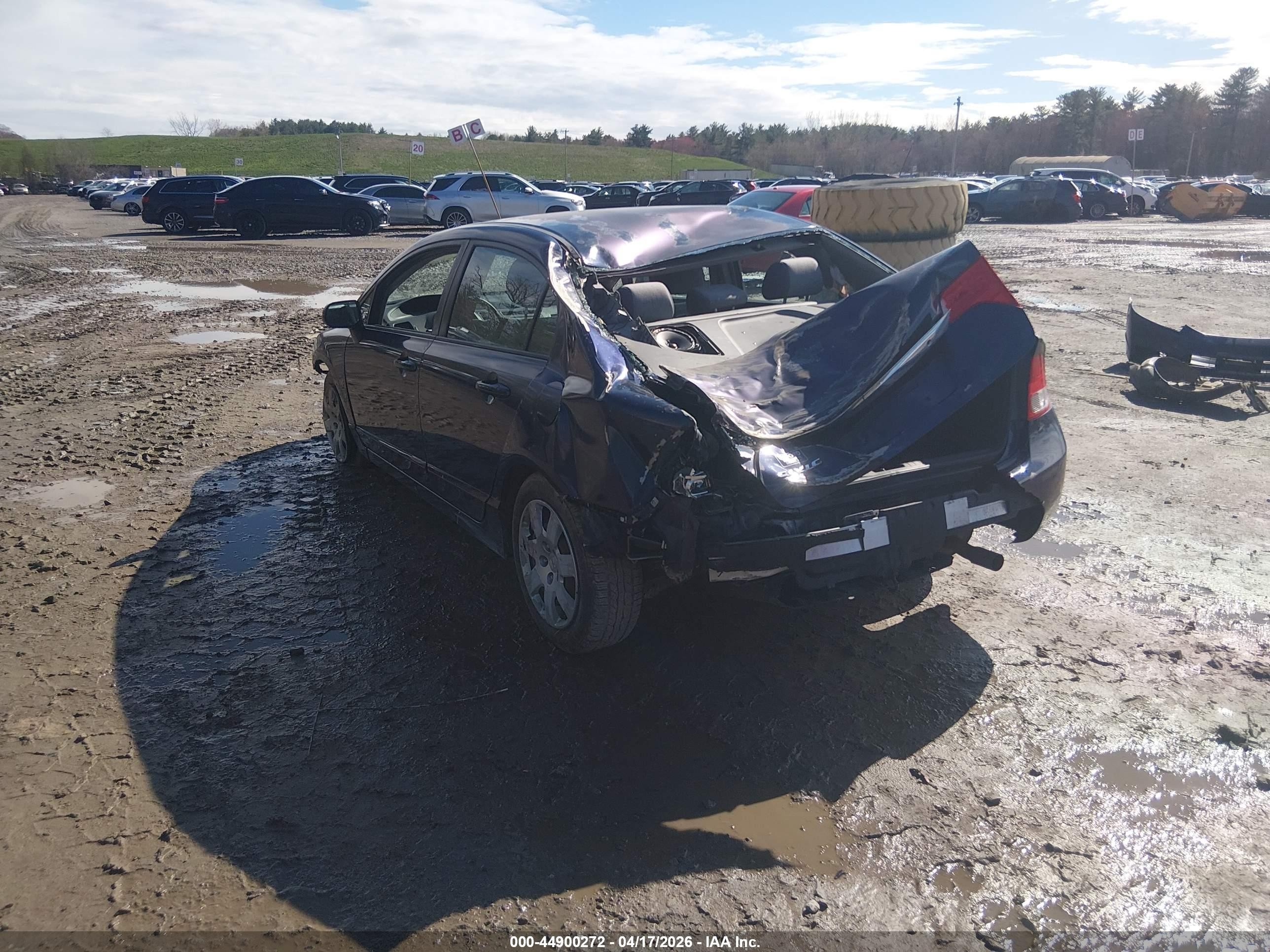2011 Honda Civic Lx Blue vin: 2HGFA1F5XBH544912