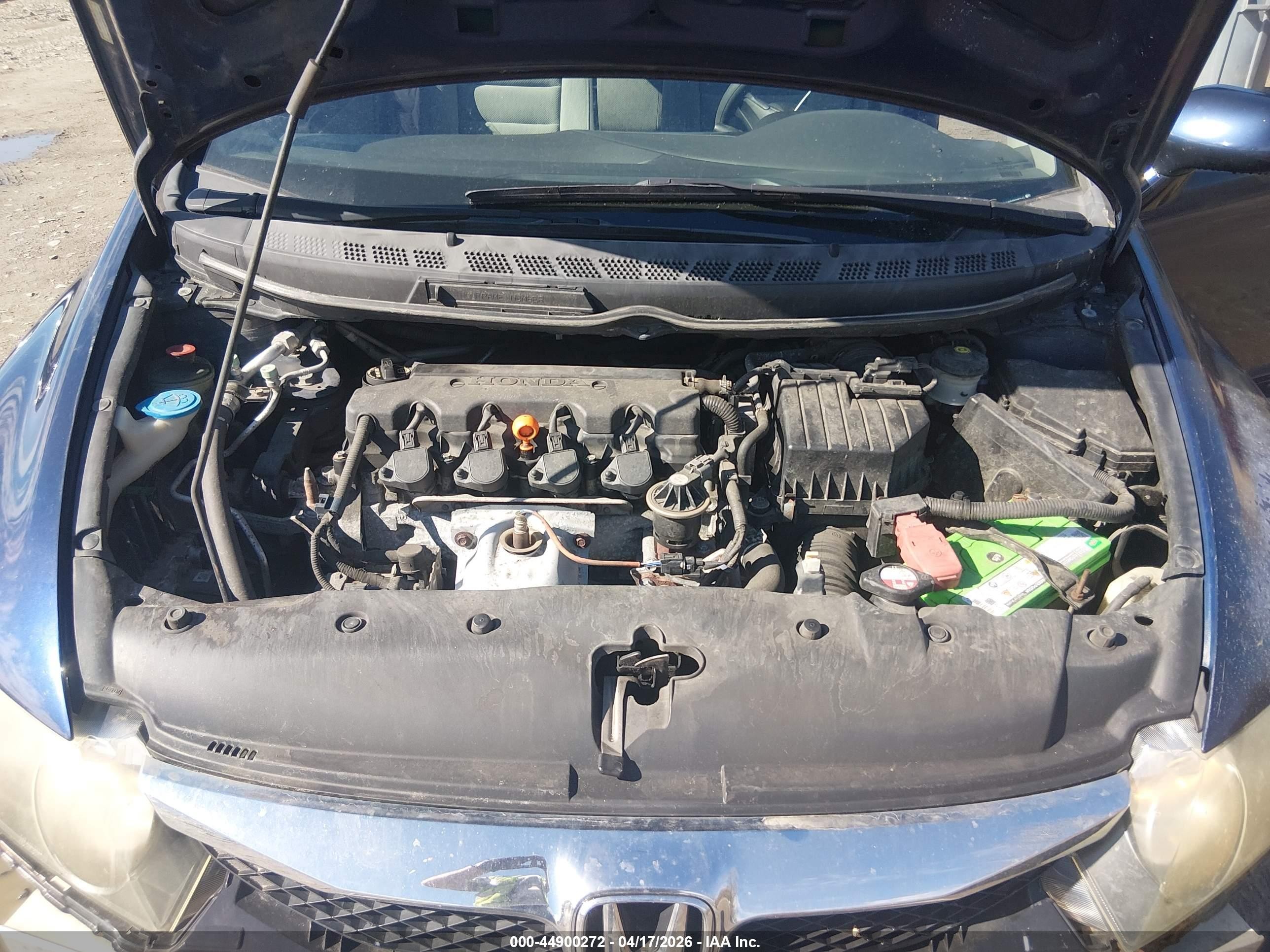 2011 Honda Civic Lx Blue vin: 2HGFA1F5XBH544912