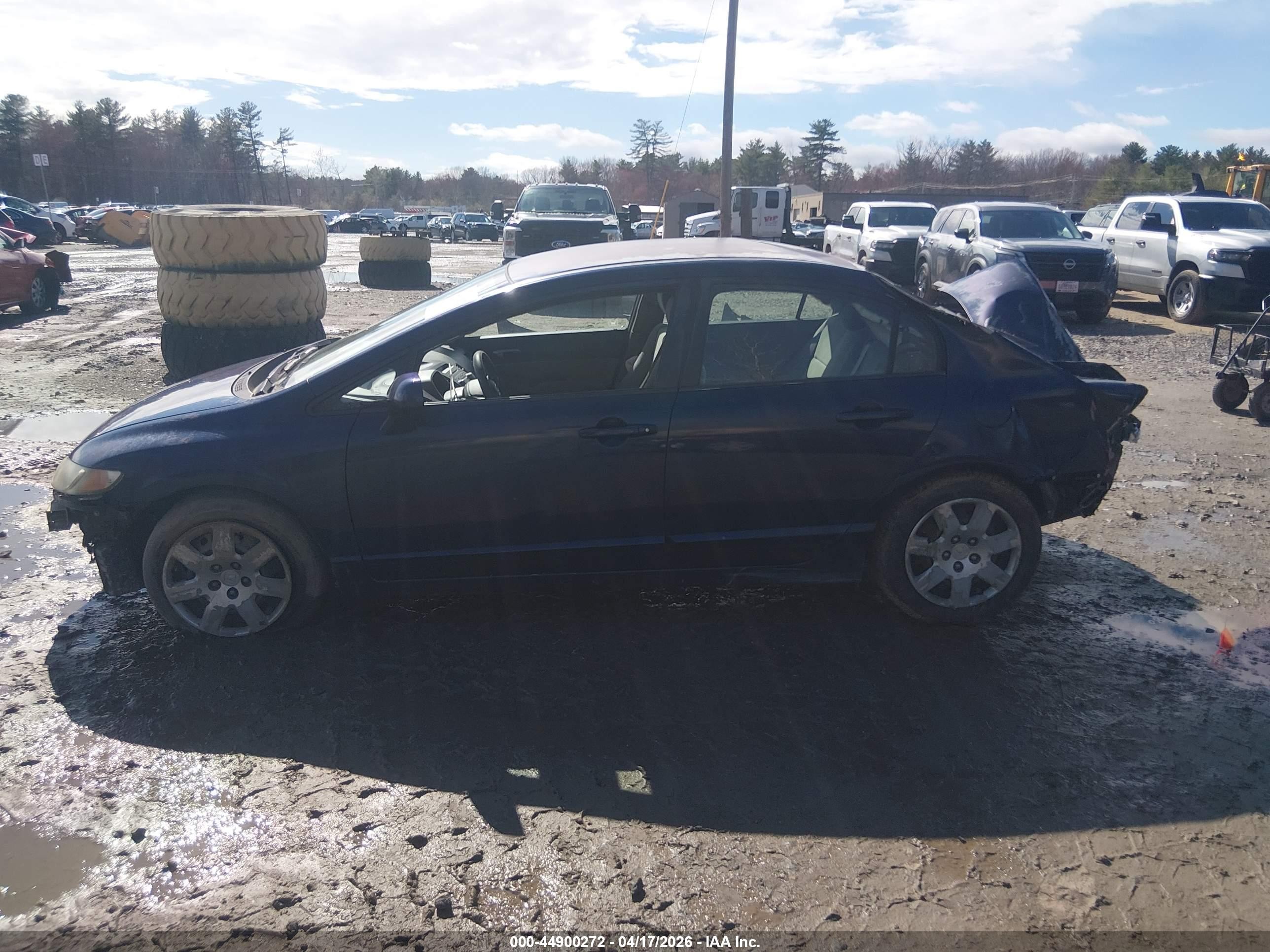 2011 Honda Civic Lx Blue vin: 2HGFA1F5XBH544912