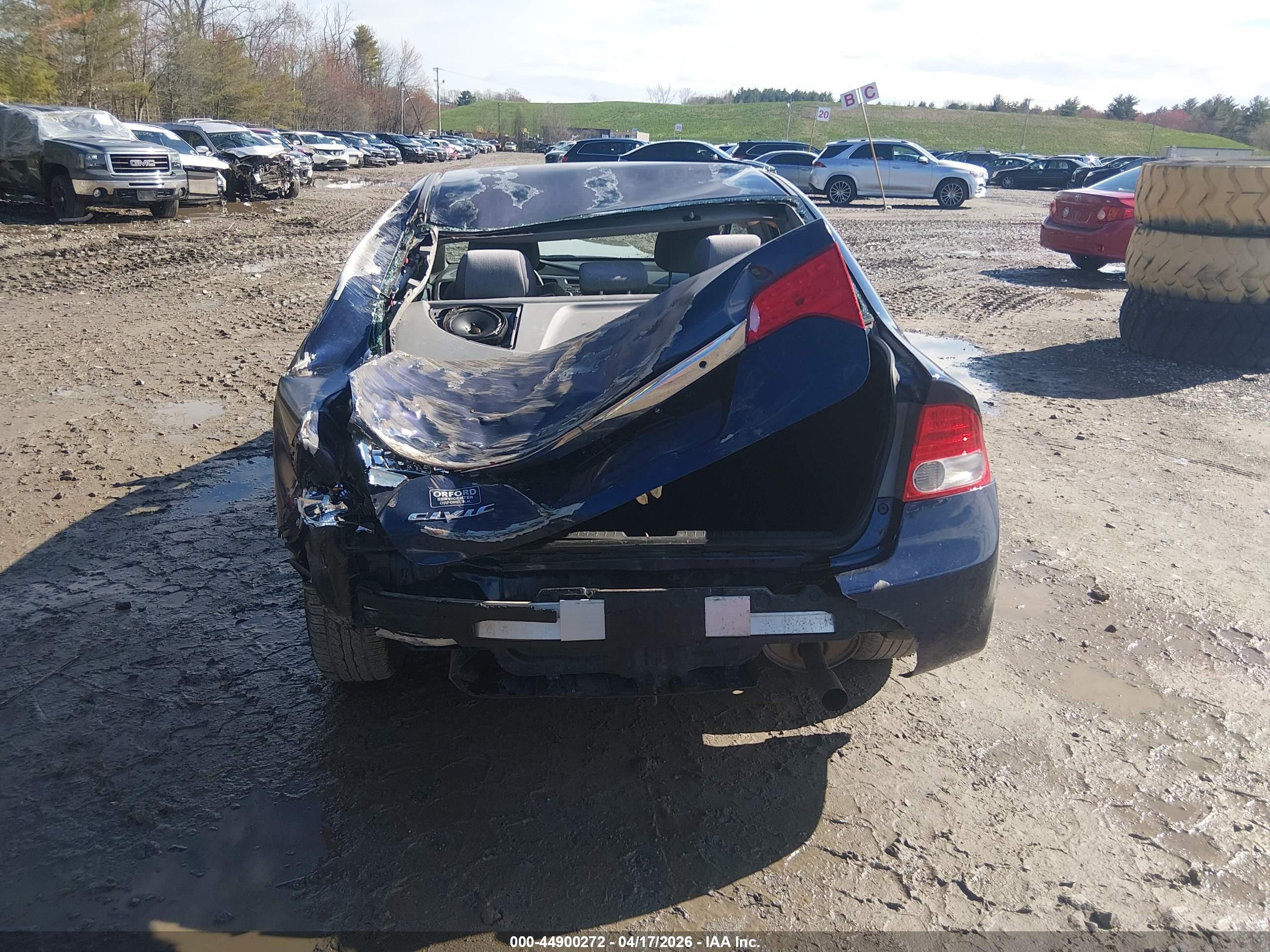 2011 Honda Civic Lx Blue vin: 2HGFA1F5XBH544912