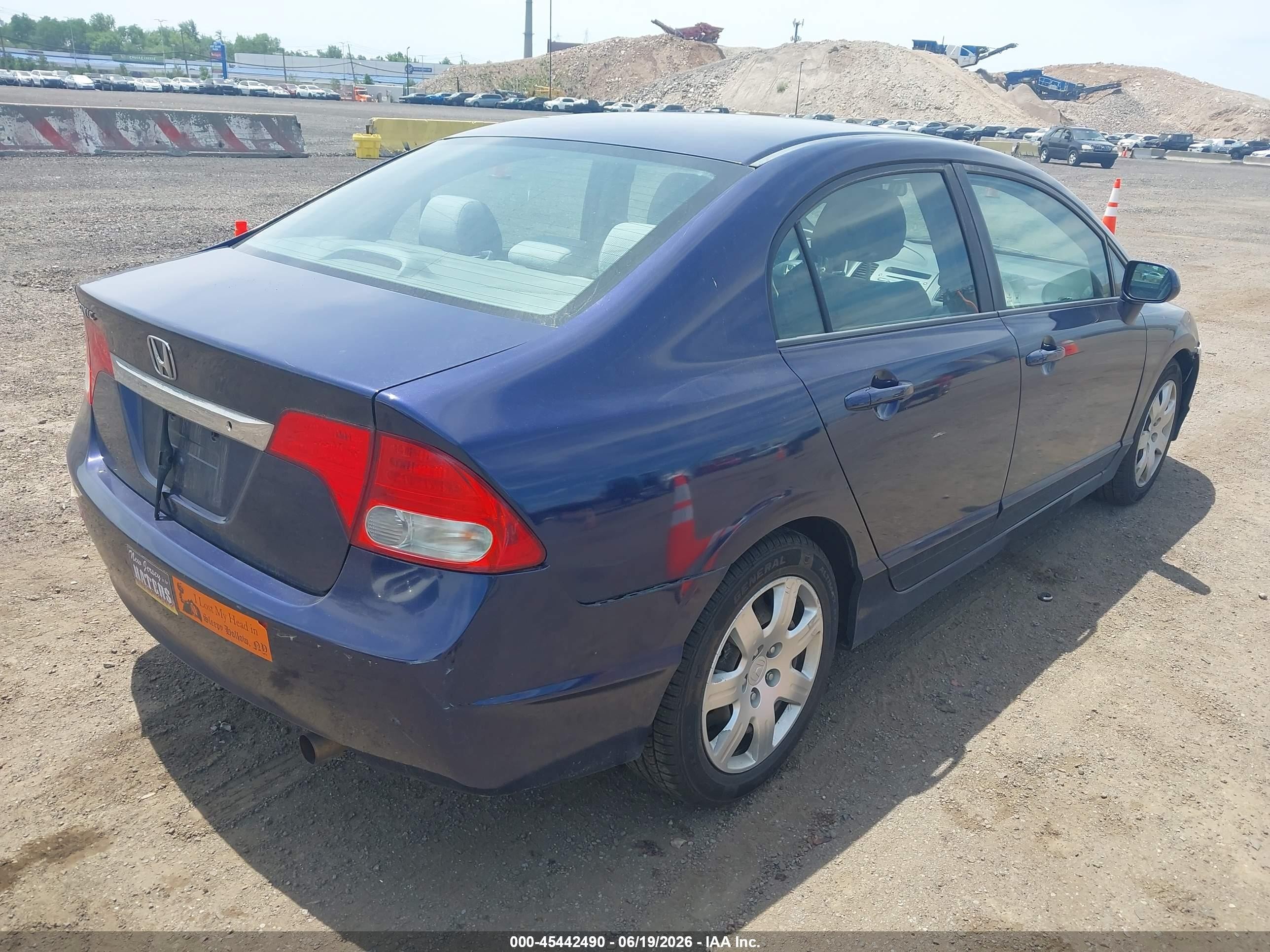 2011 Honda Civic Lx Синий vin: 2HGFA1F5XBH550144