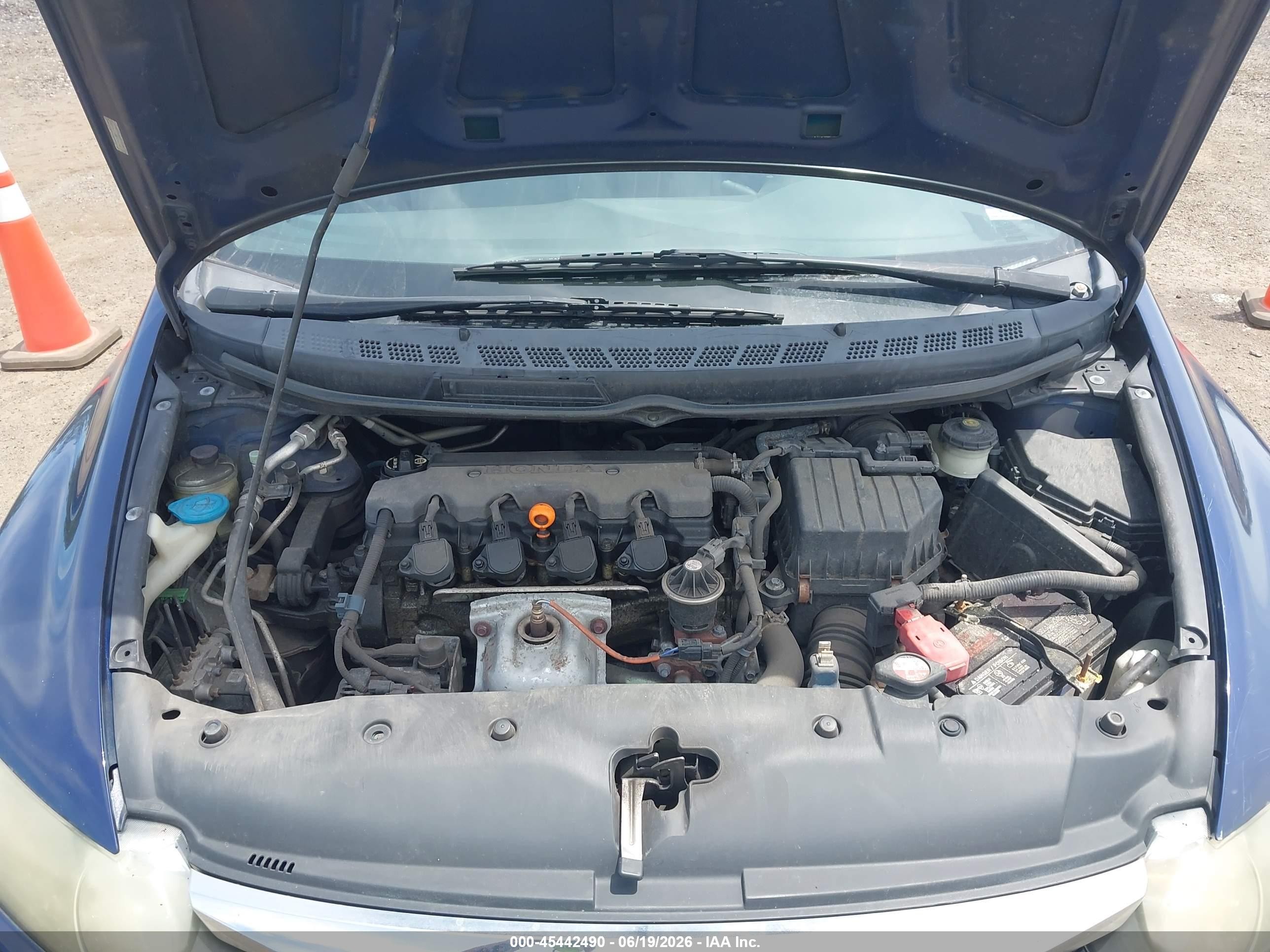 2011 Honda Civic Lx Синий vin: 2HGFA1F5XBH550144