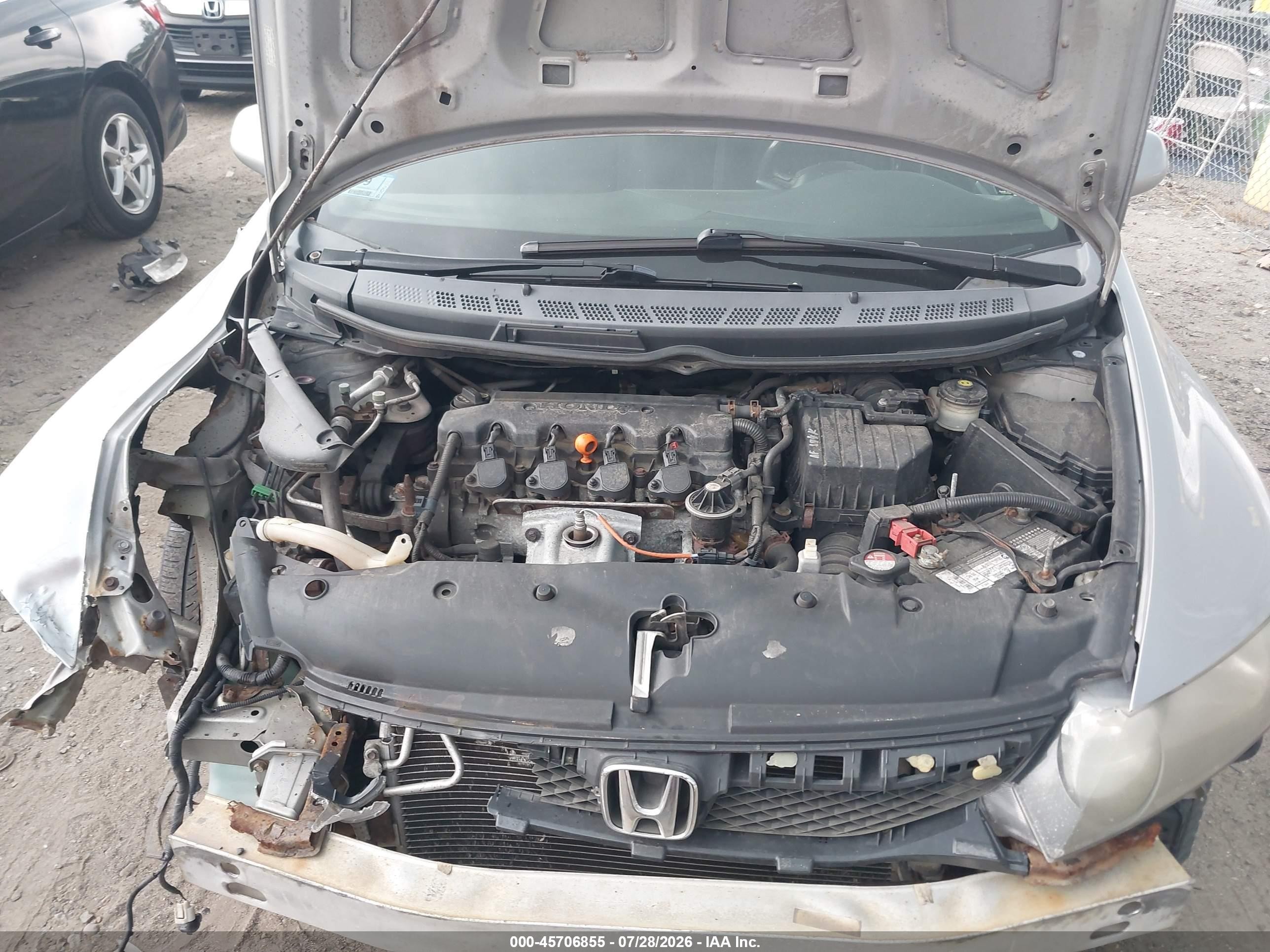2010 Honda Civic Lx-s Серебряный vin: 2HGFA1F60AH505060