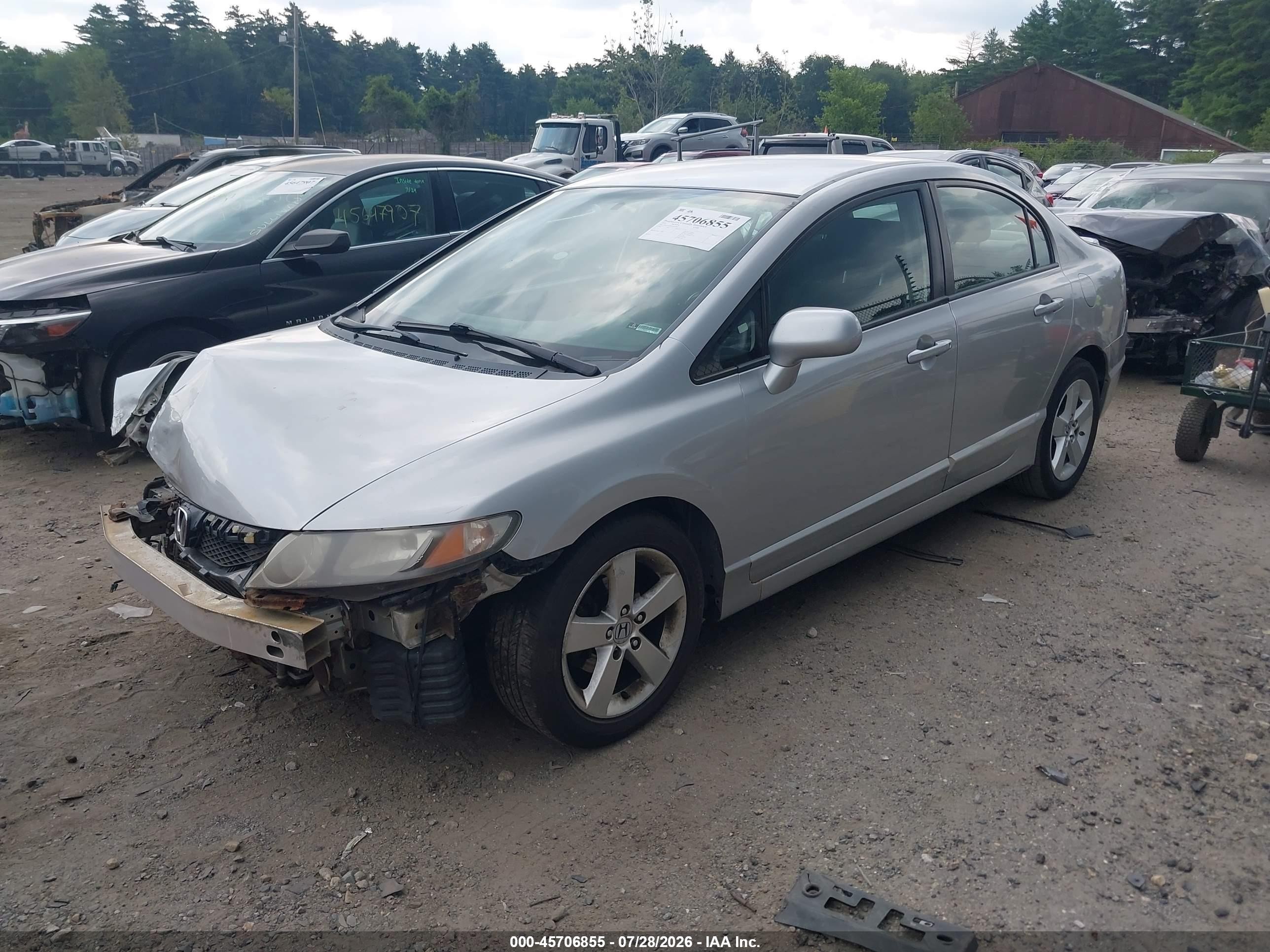 2010 Honda Civic Lx-s Серебряный vin: 2HGFA1F60AH505060