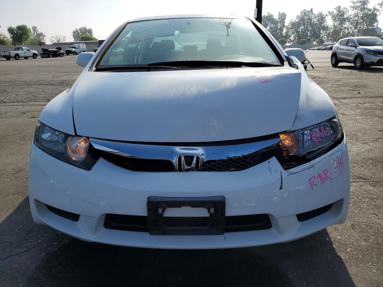 2011 Honda Civic Lx-s White vin: 2HGFA1F60BH505187