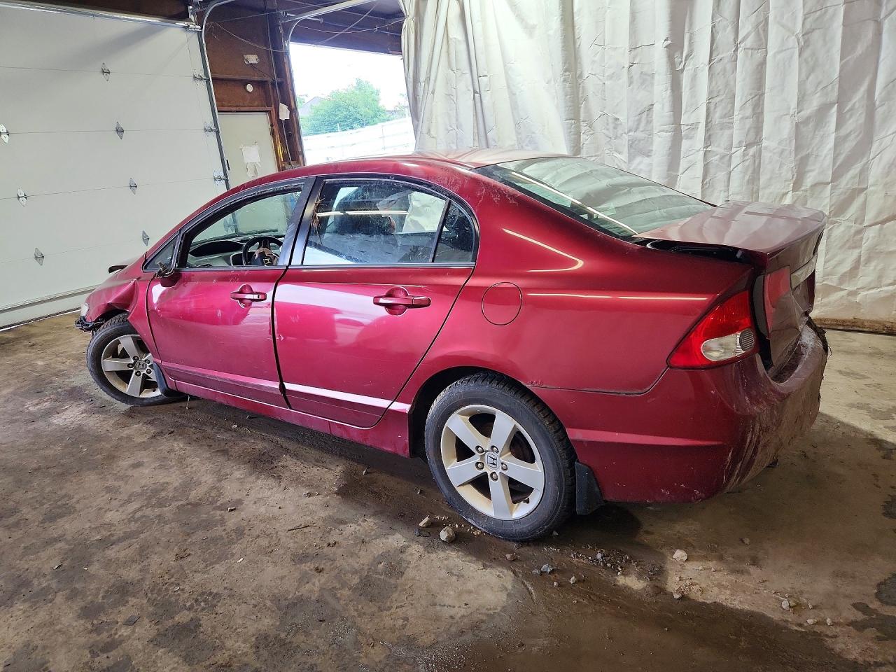 2011 Honda Civic Lx-s Burgundy vin: 2HGFA1F60BH547228