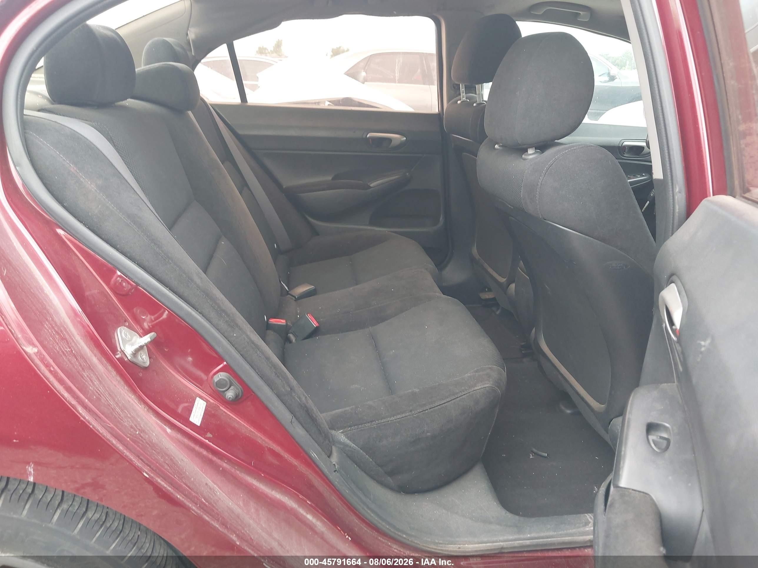 2010 Honda Civic Lx-s Red vin: 2HGFA1F61AH521266