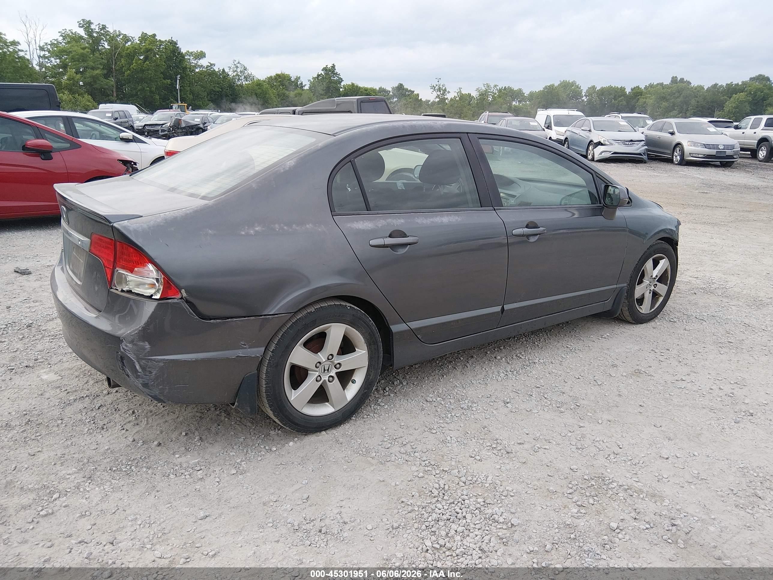2010 Honda Civic Lx-s Gray vin: 2HGFA1F61AH557569