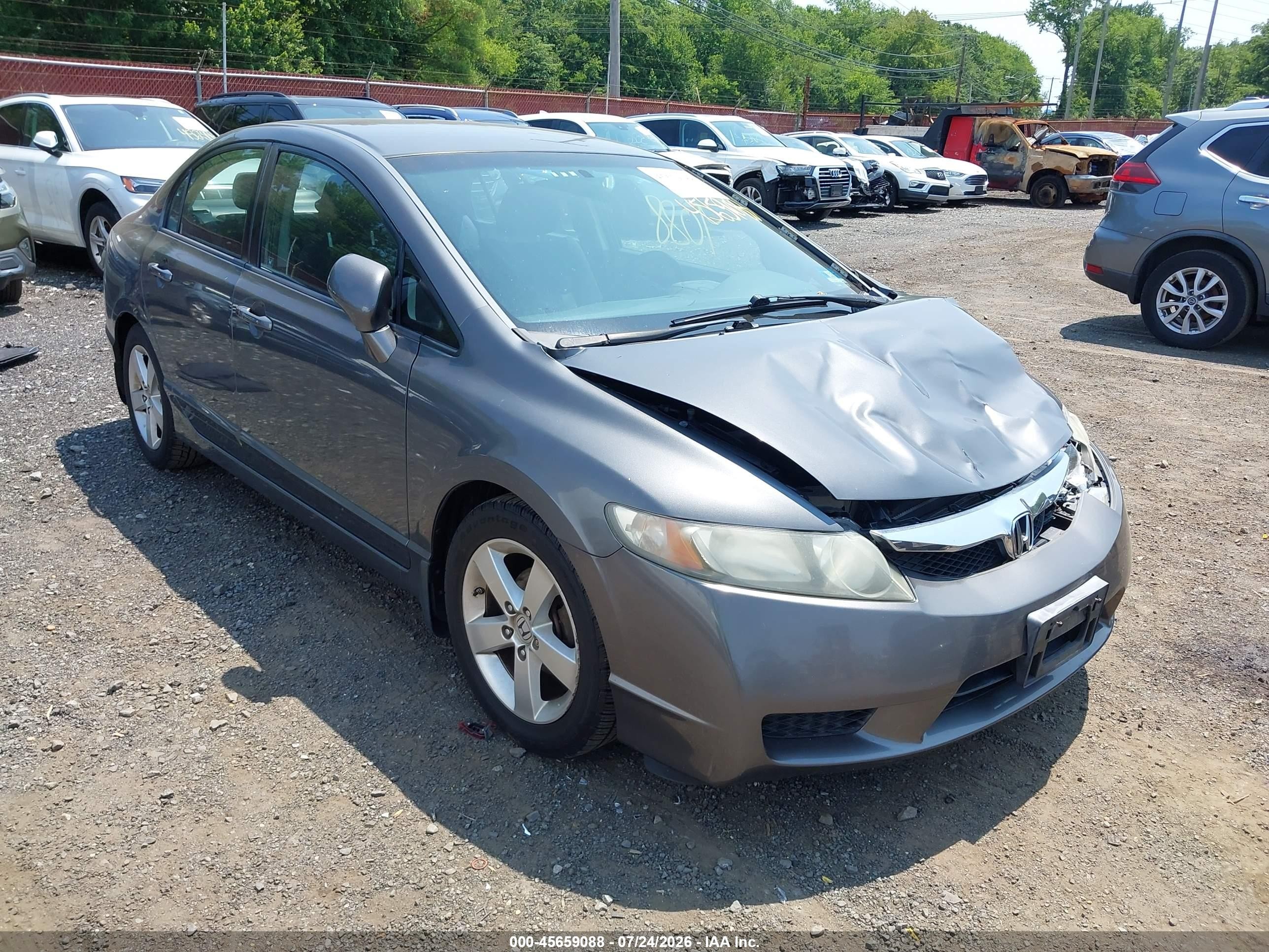 2011 Honda Civic Lx-s Gray vin: 2HGFA1F61BH502914