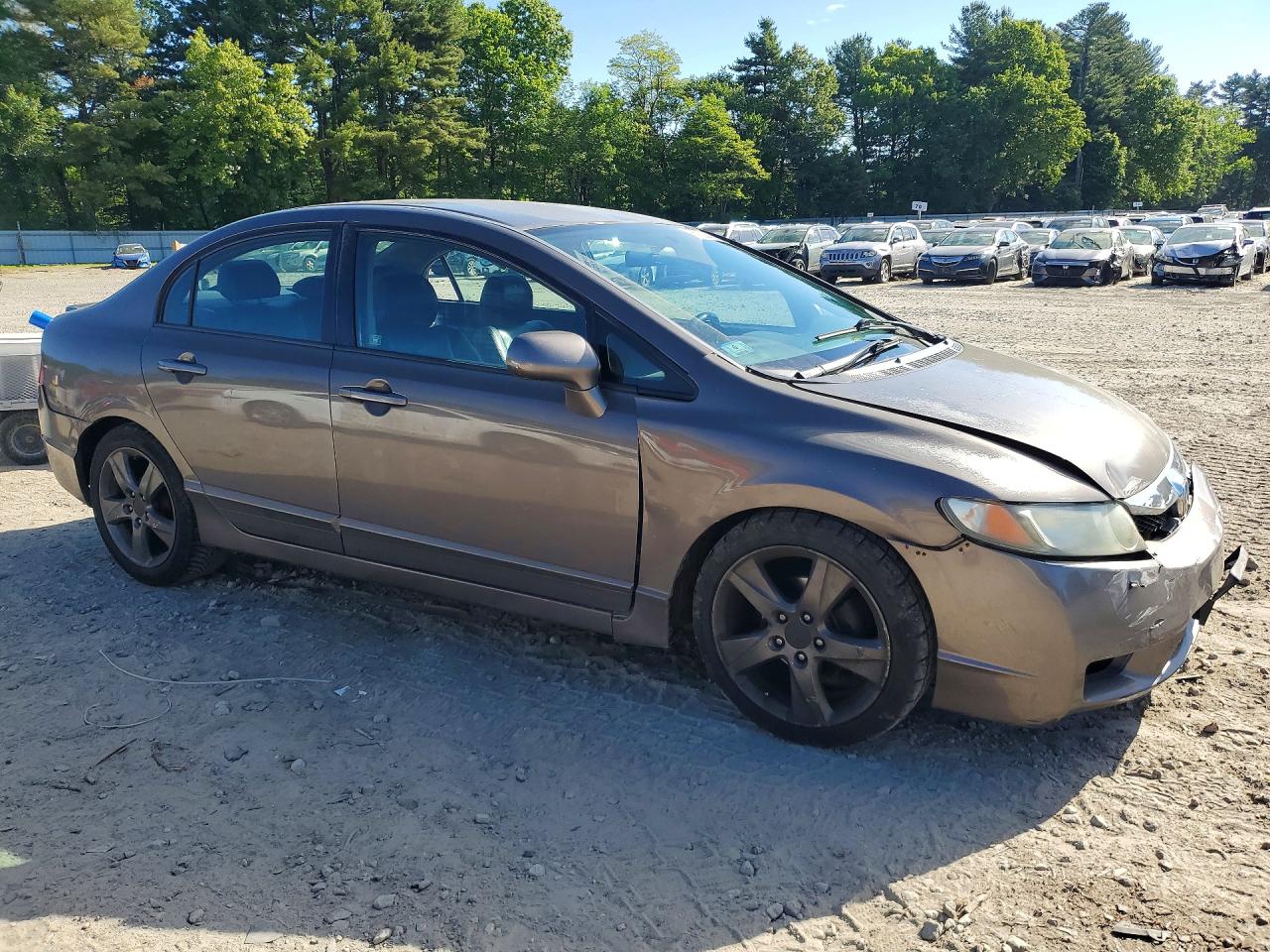2011 Honda Civic Lx-s Gray vin: 2HGFA1F61BH507899