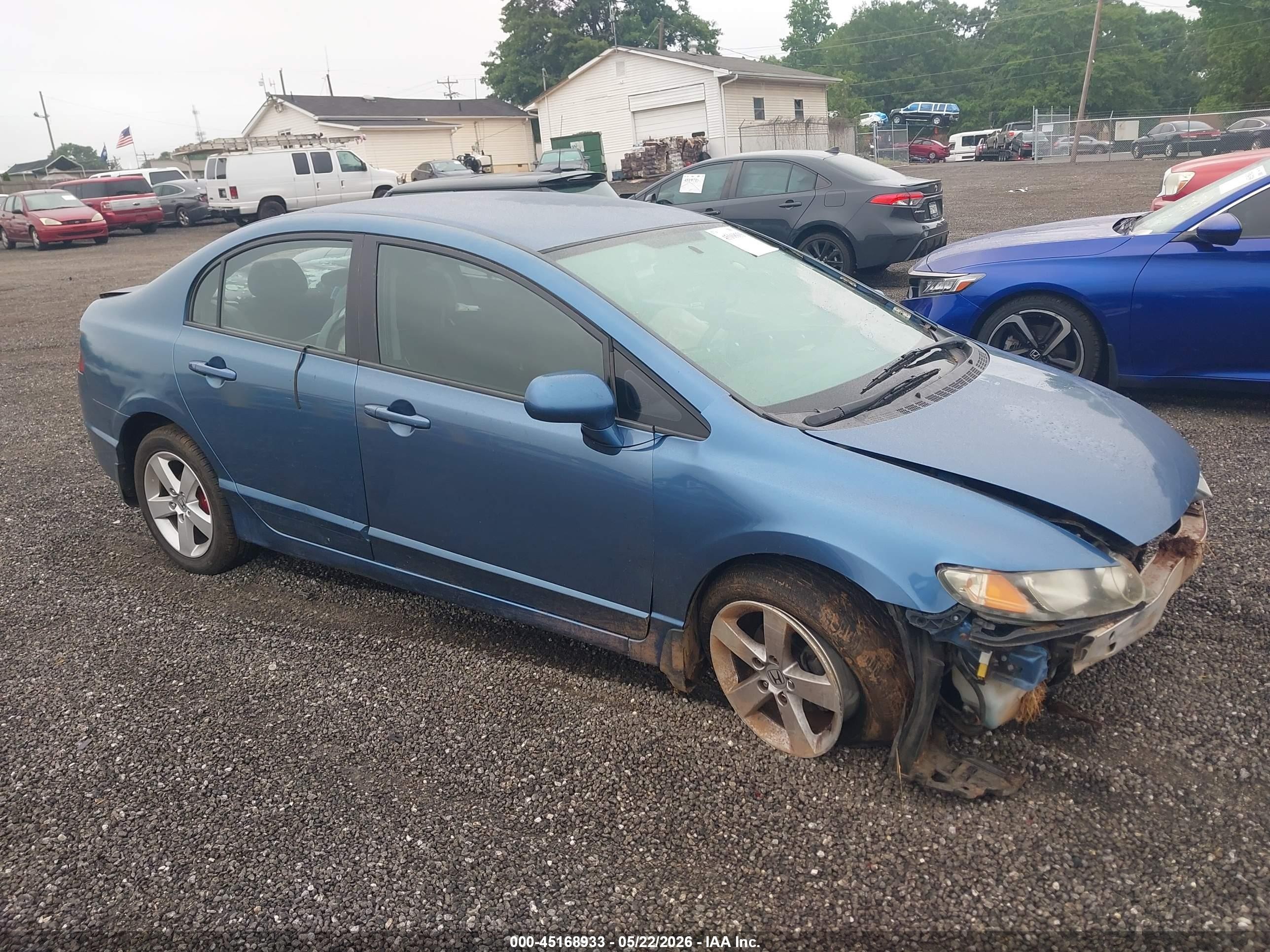 2011 Honda Civic Lx-s Синий vin: 2HGFA1F61BH510236