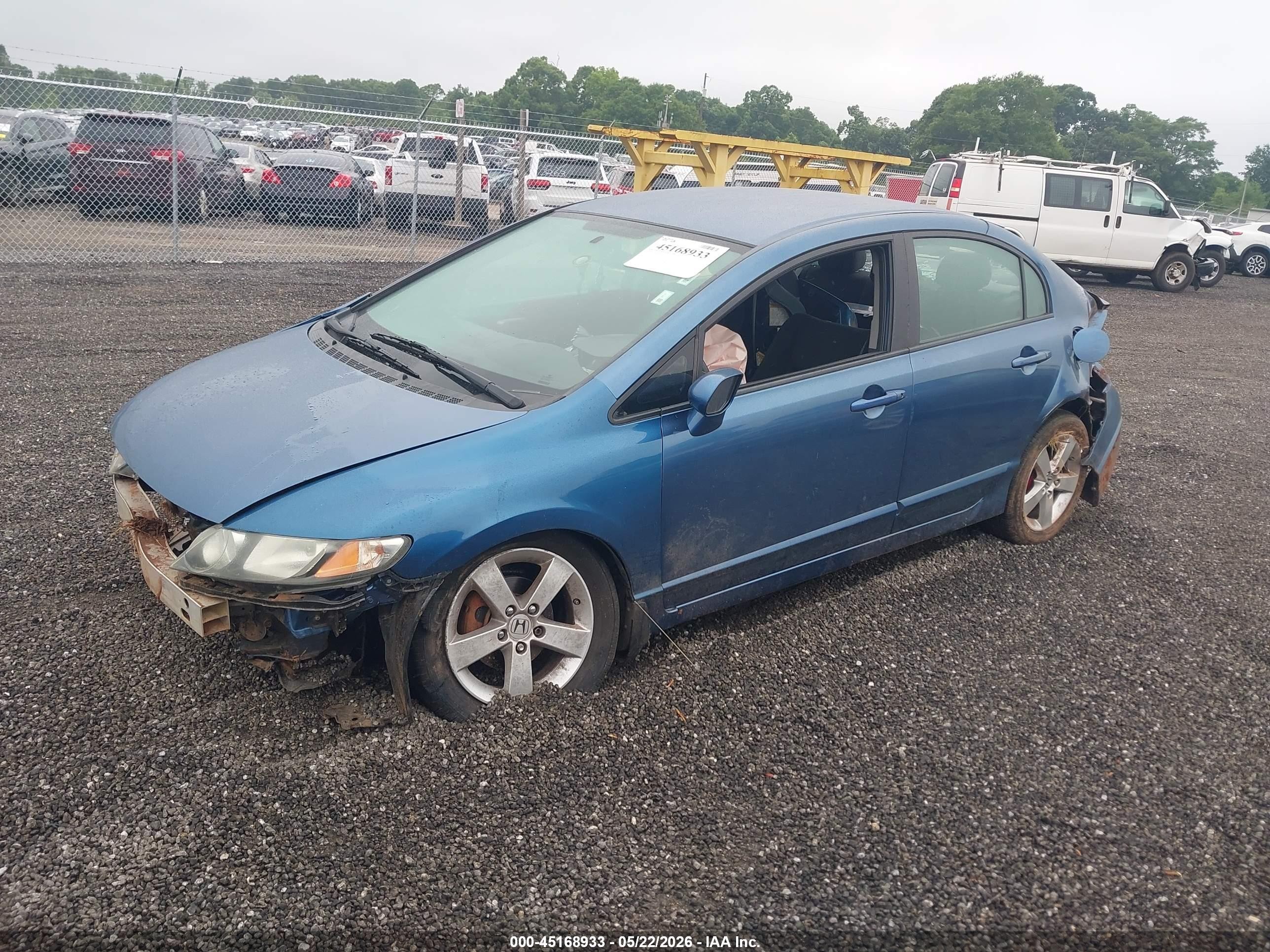 2011 Honda Civic Lx-s Blue vin: 2HGFA1F61BH510236