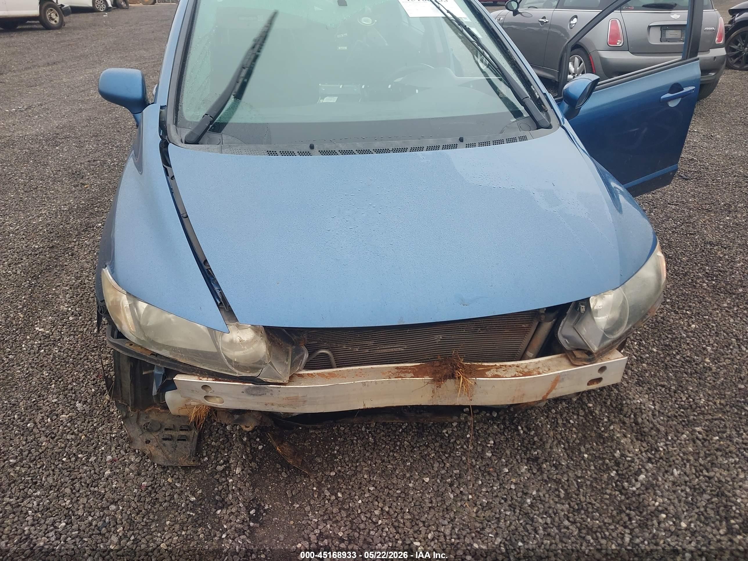 2011 Honda Civic Lx-s Blue vin: 2HGFA1F61BH510236