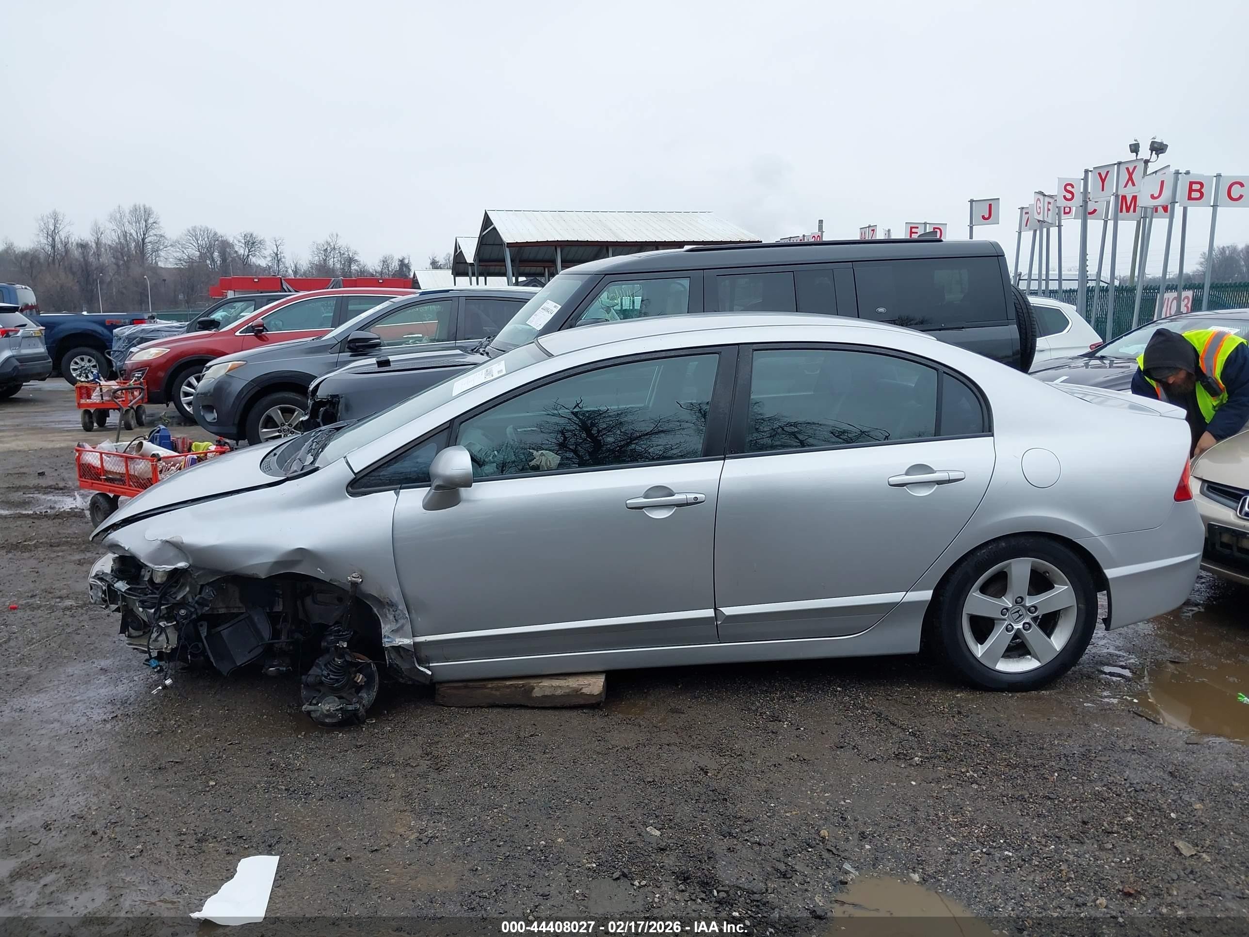 2011 Honda Civic Lx-s Silver vin: 2HGFA1F61BH537422