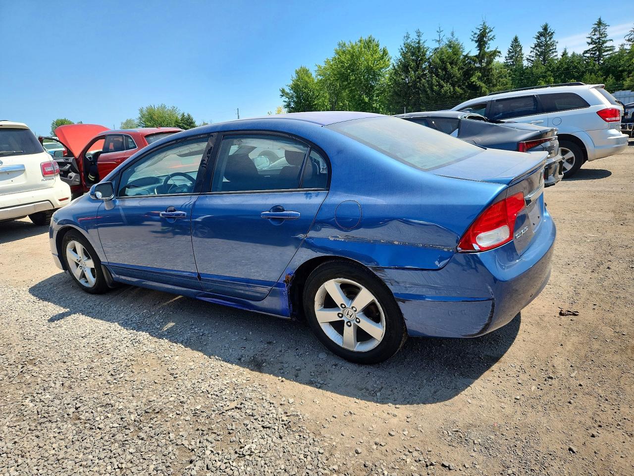 2010 Honda Civic Lx-s Синий vin: 2HGFA1F62AH028034