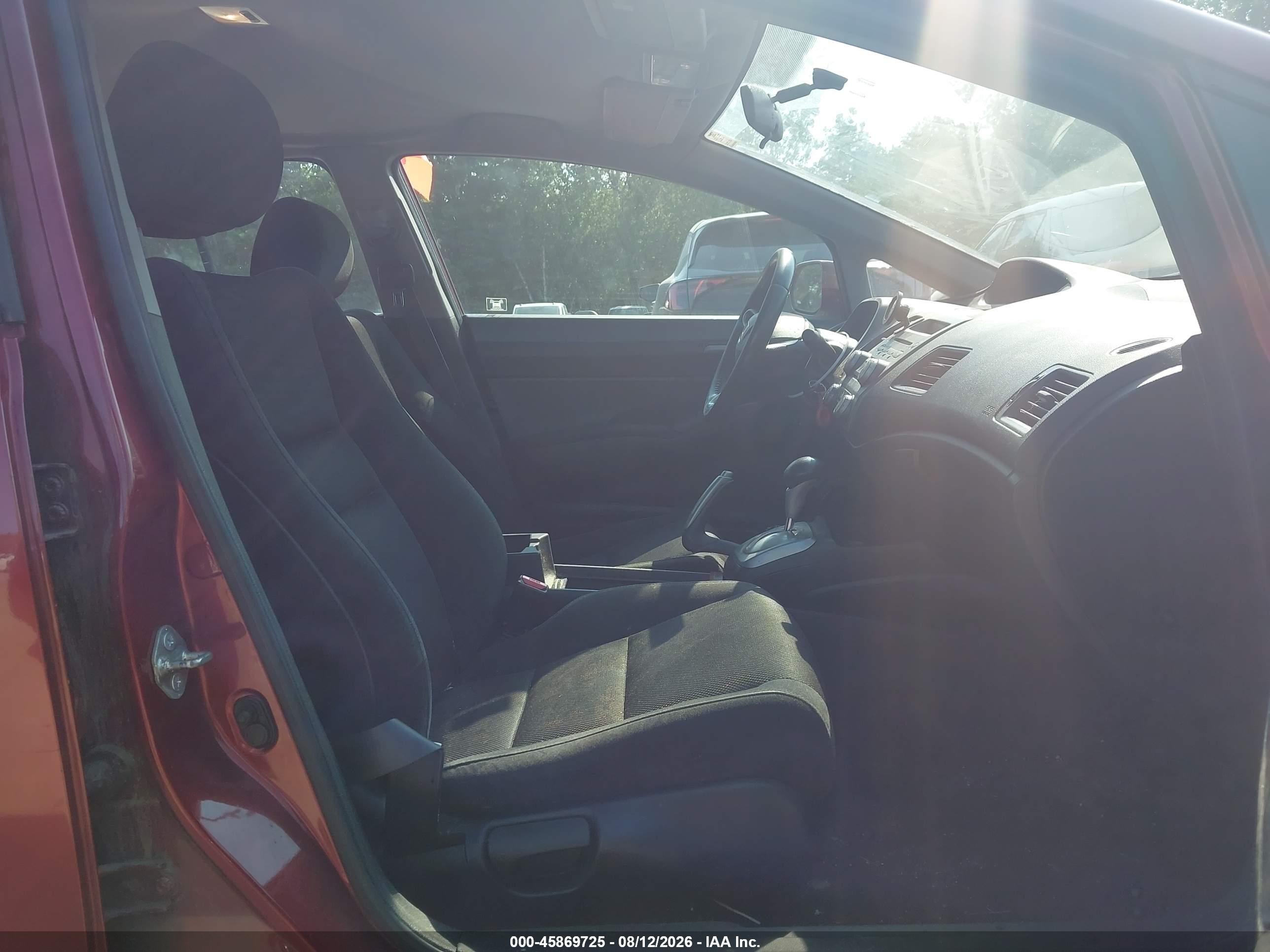 2010 Honda Civic Lx-s Red vin: 2HGFA1F62AH542952